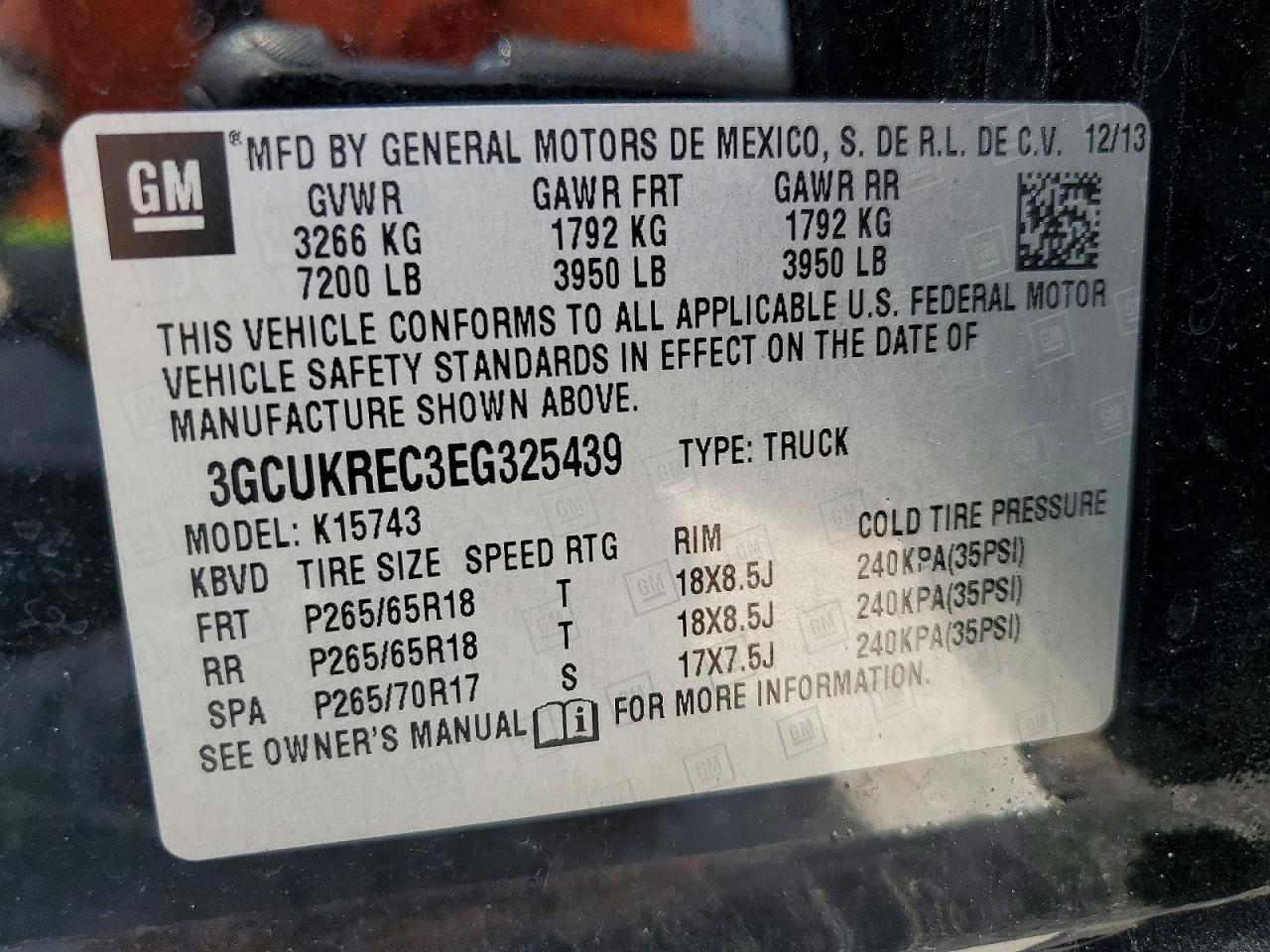 2014 Chevrolet Silverado K1500 Lt Black vin: 3GCUKREC3EG325439