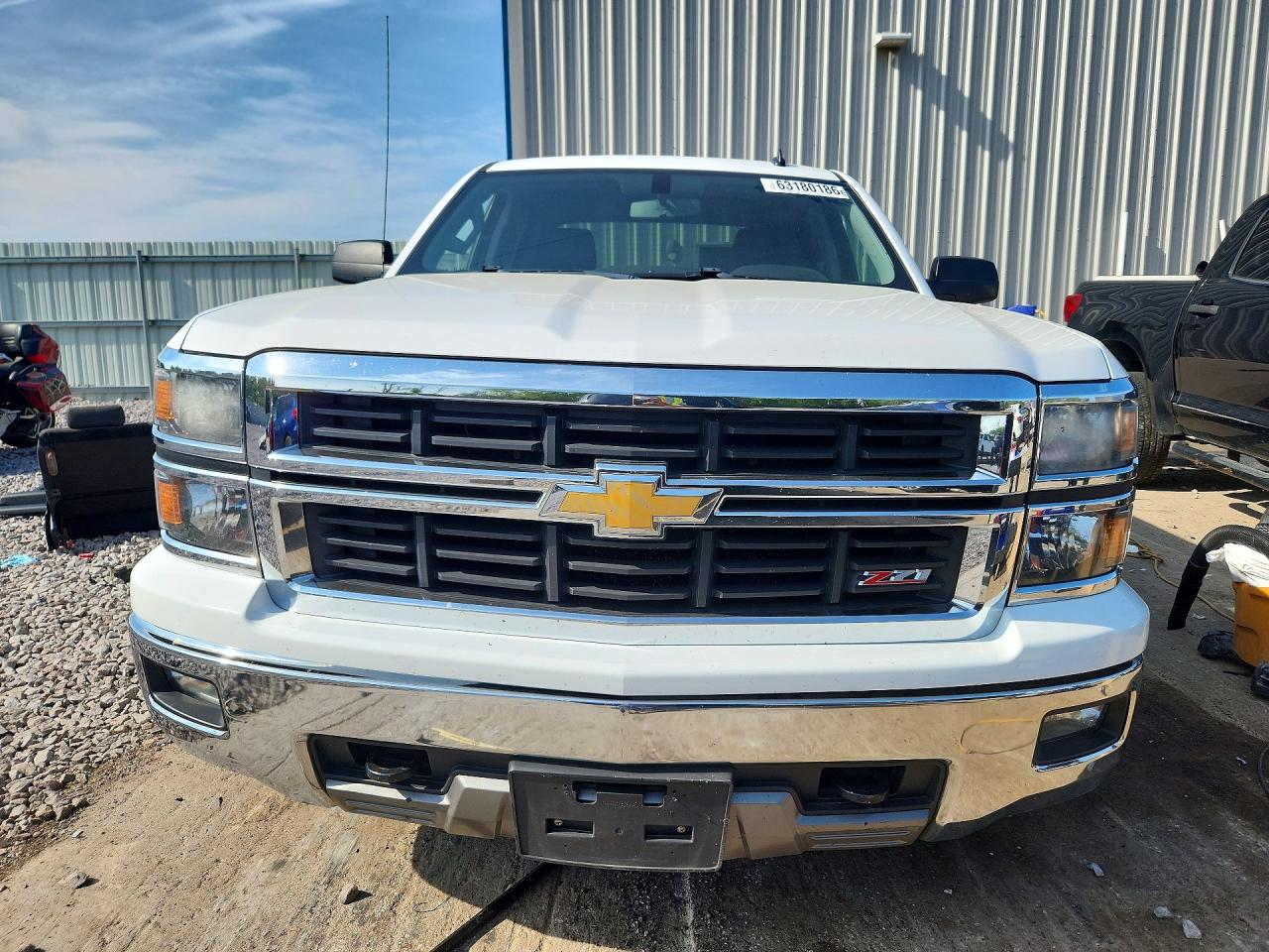 2014 Chevrolet Silverado K1500 Lt White vin: 3GCUKREC3EG353340