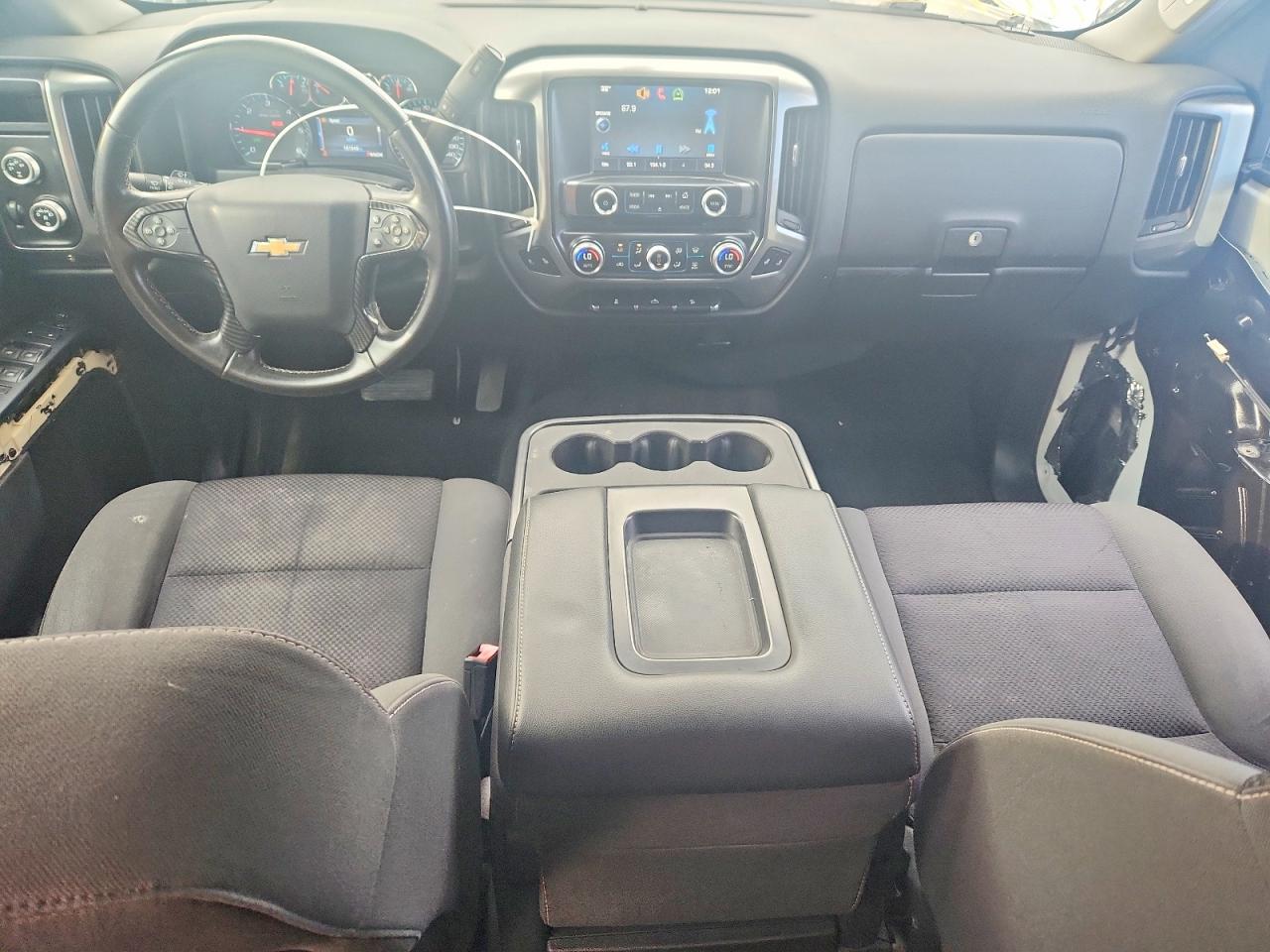 2014 Chevrolet Silverado K1500 Lt White vin: 3GCUKREC3EG353340