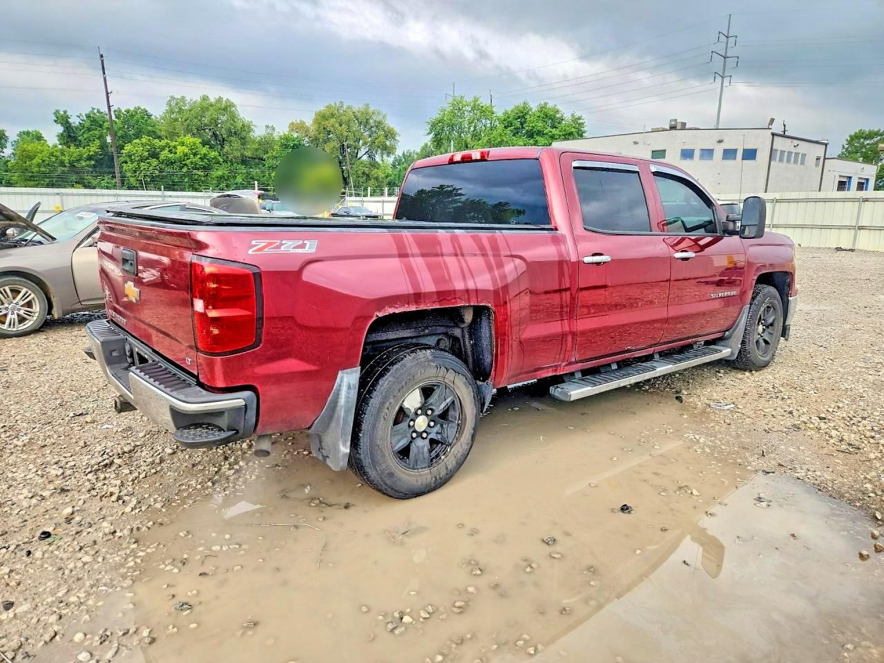 2014 Chevrolet Silverado K1500 Lt Red vin: 3GCUKREC3EG368081
