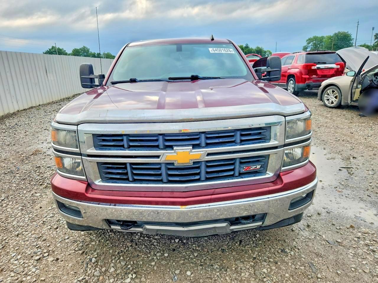 2014 Chevrolet Silverado K1500 Lt Red vin: 3GCUKREC3EG368081