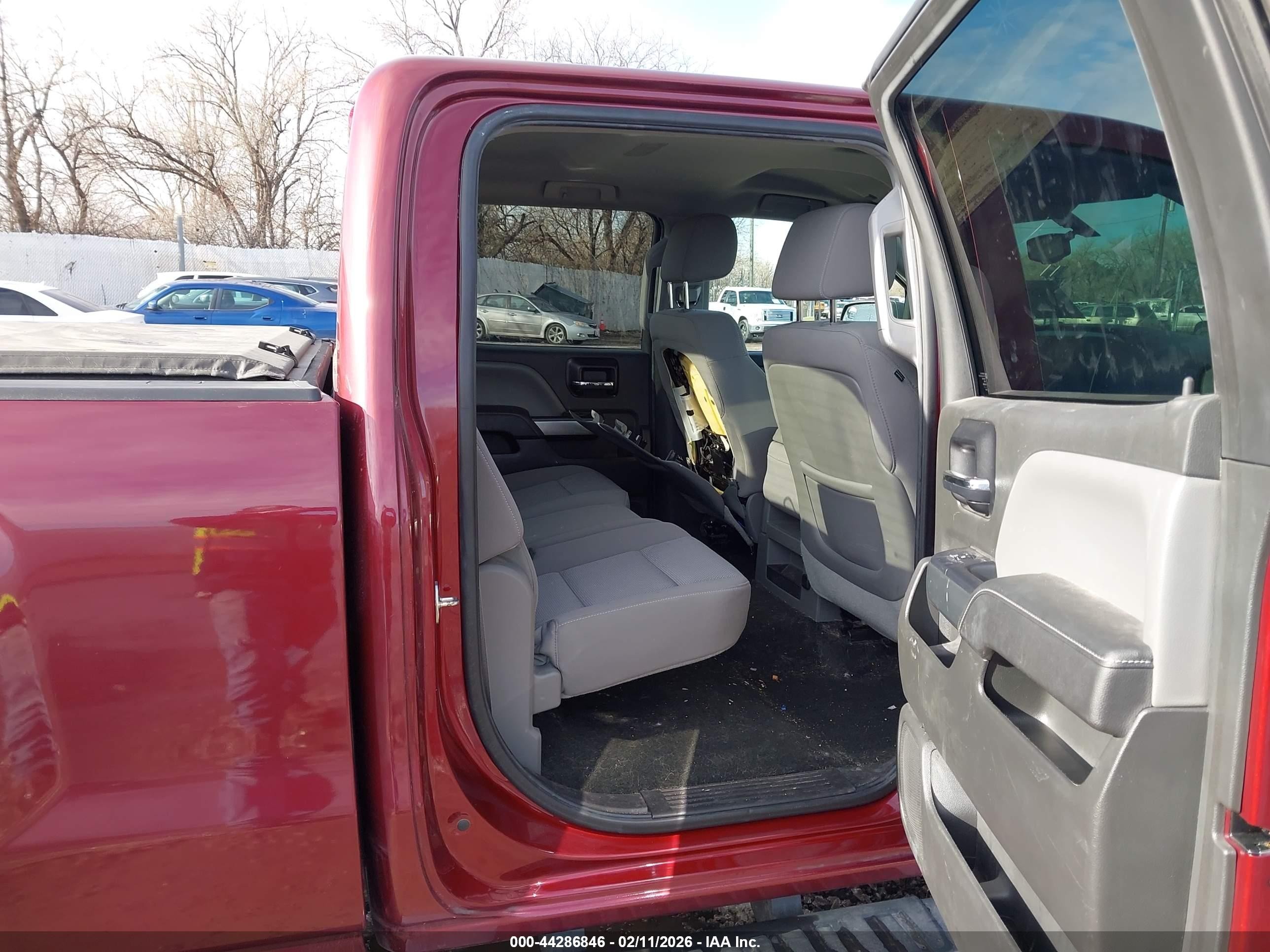 2014 Chevrolet Silverado 1500 1lt Burgundy vin: 3GCUKREC3EG381283
