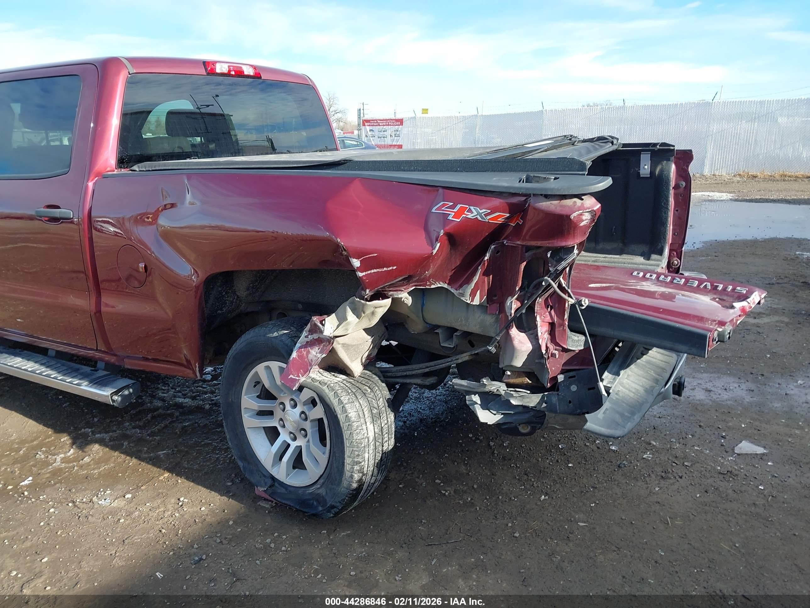 2014 Chevrolet Silverado 1500 1lt Burgundy vin: 3GCUKREC3EG381283