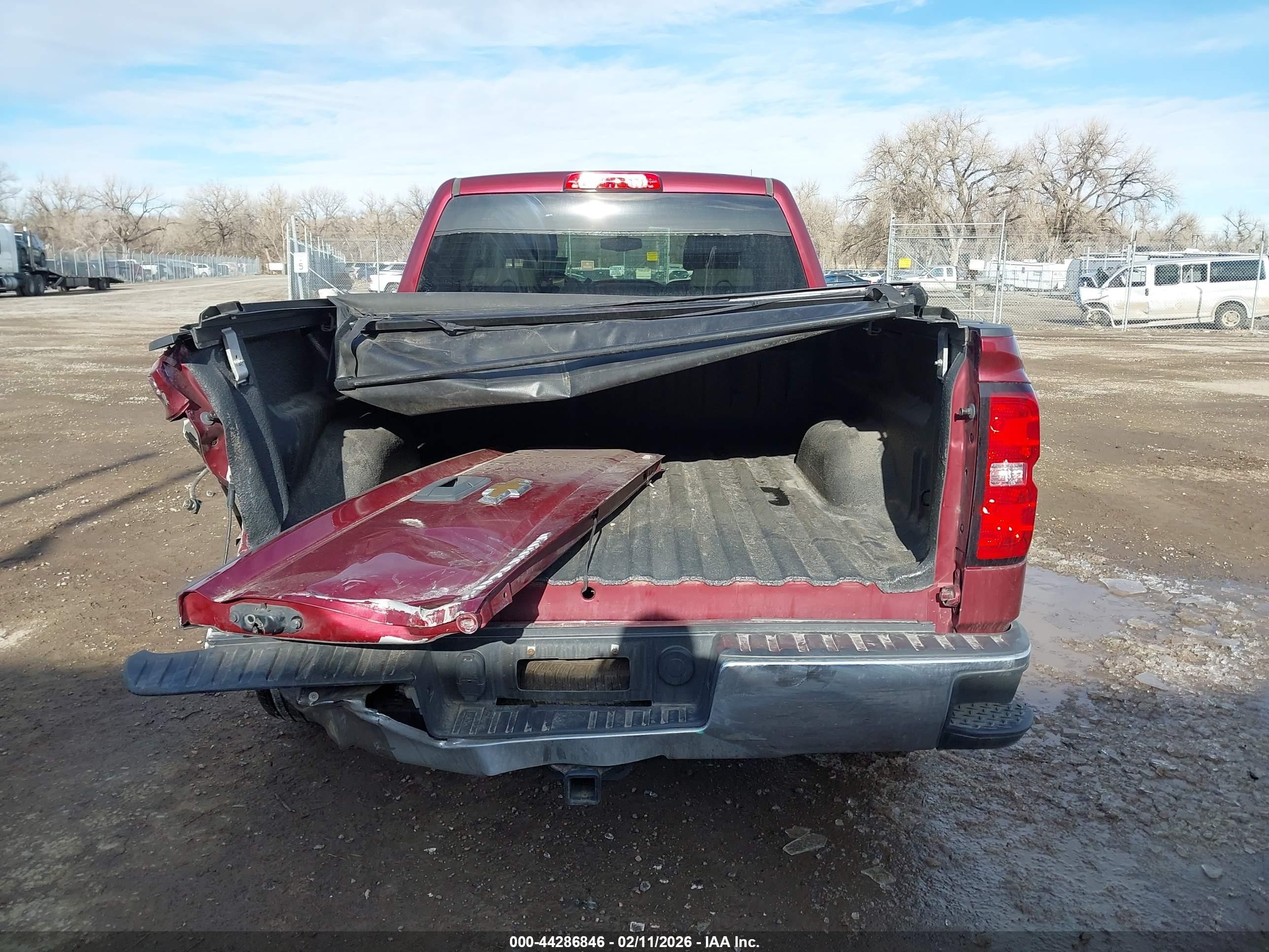 2014 Chevrolet Silverado 1500 1lt Burgundy vin: 3GCUKREC3EG381283