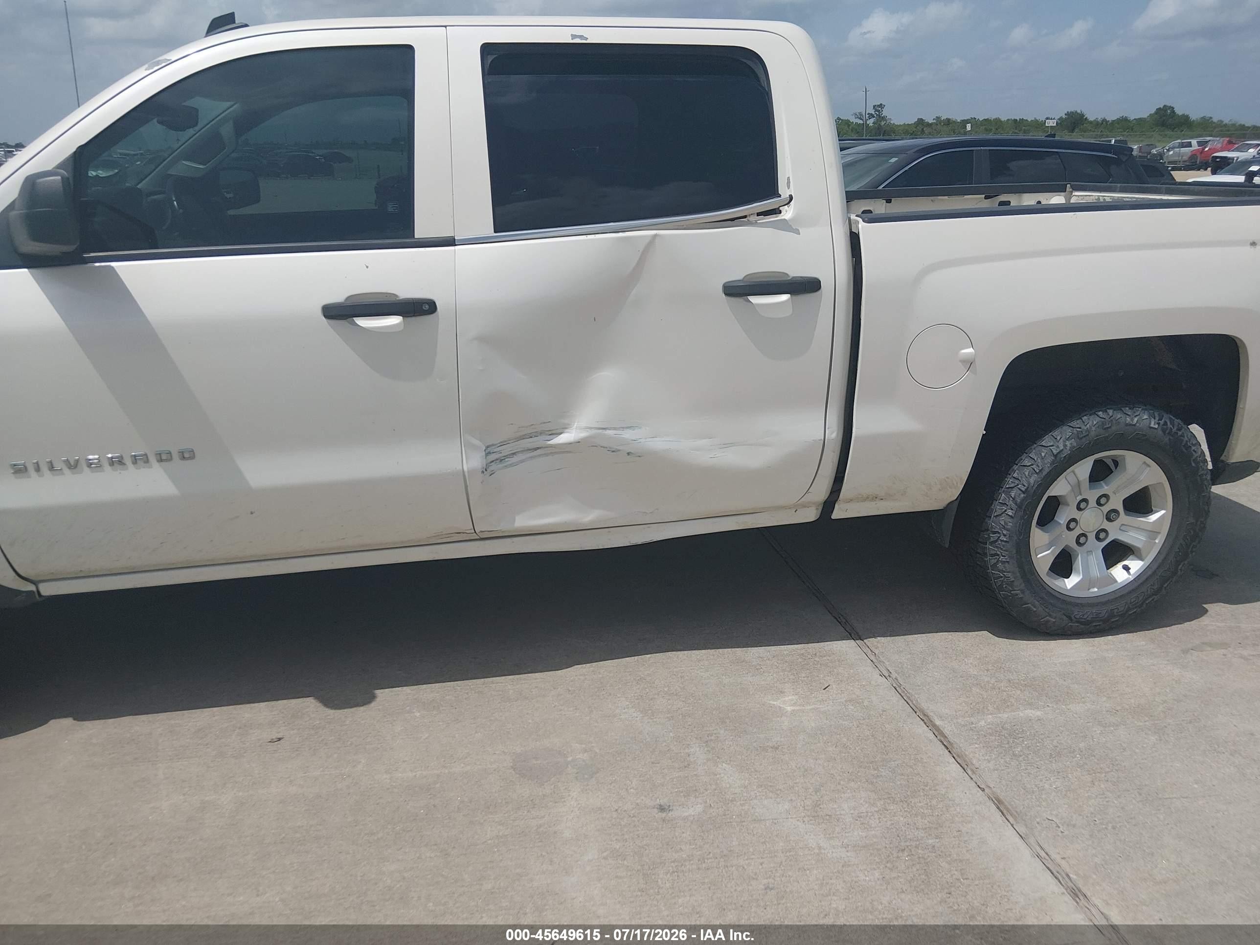 2014 Chevrolet Silverado 1500 2lt White vin: 3GCUKREC3EG383499