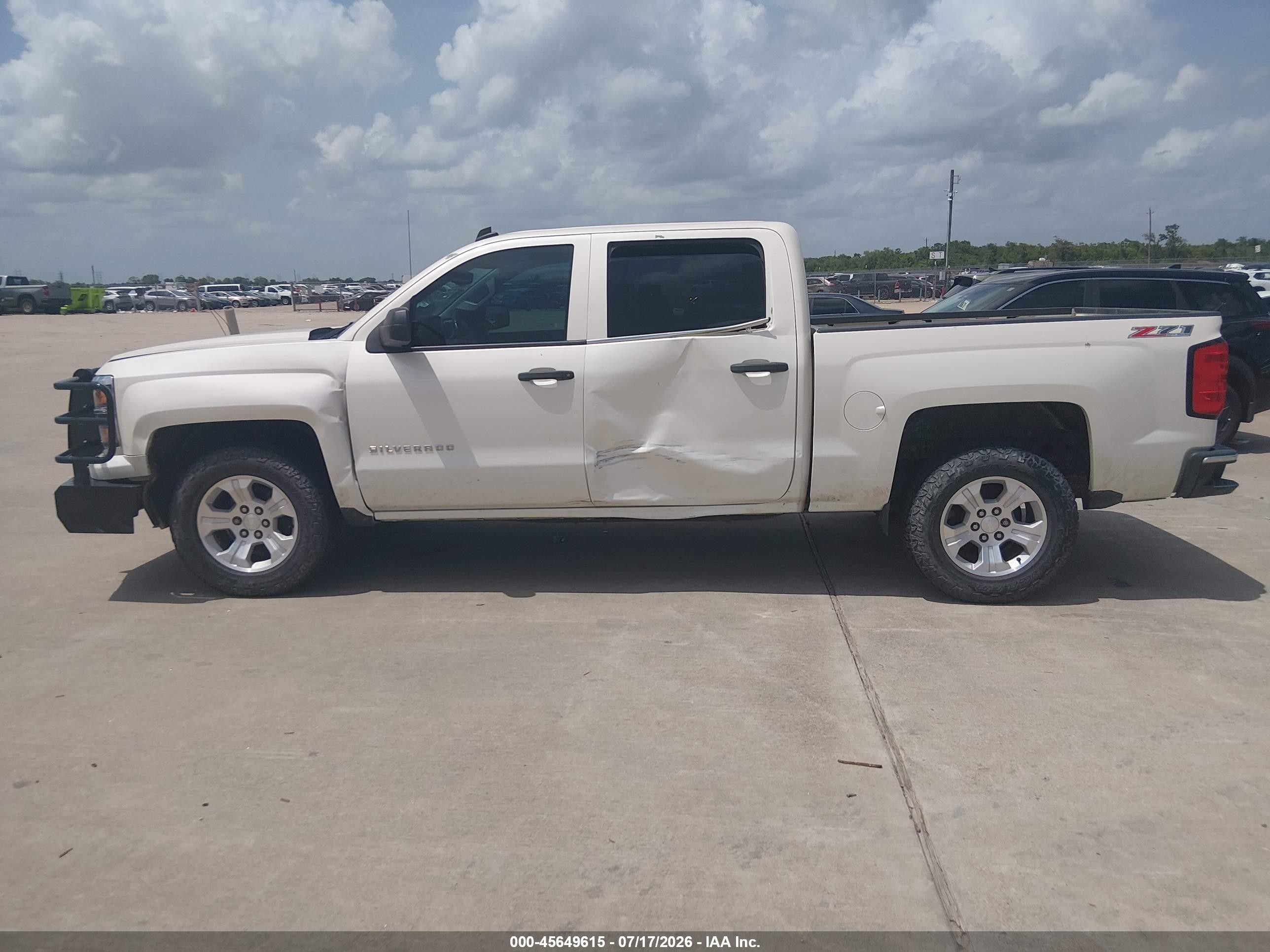 2014 Chevrolet Silverado 1500 2lt White vin: 3GCUKREC3EG383499