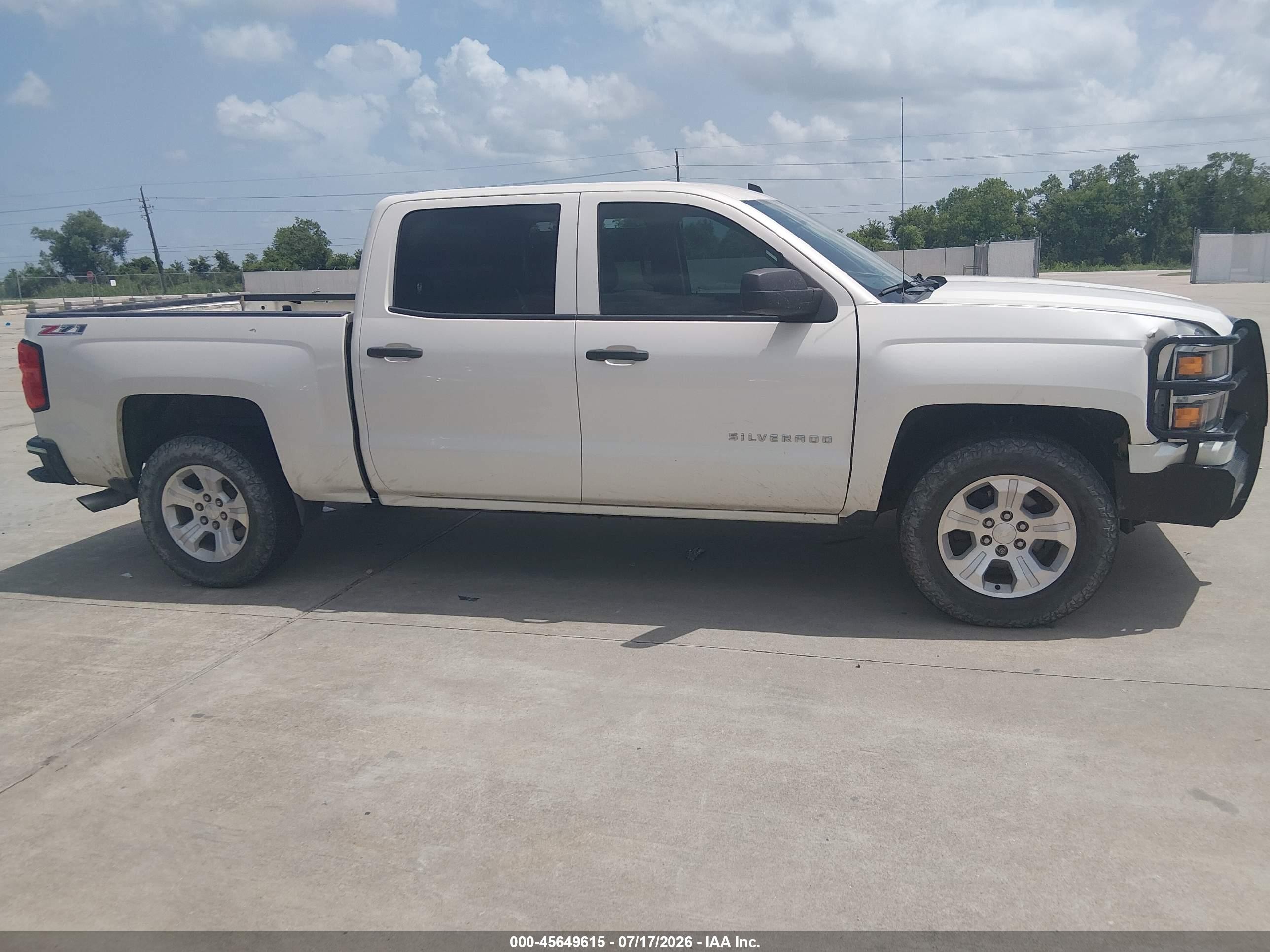 2014 Chevrolet Silverado 1500 2lt White vin: 3GCUKREC3EG383499