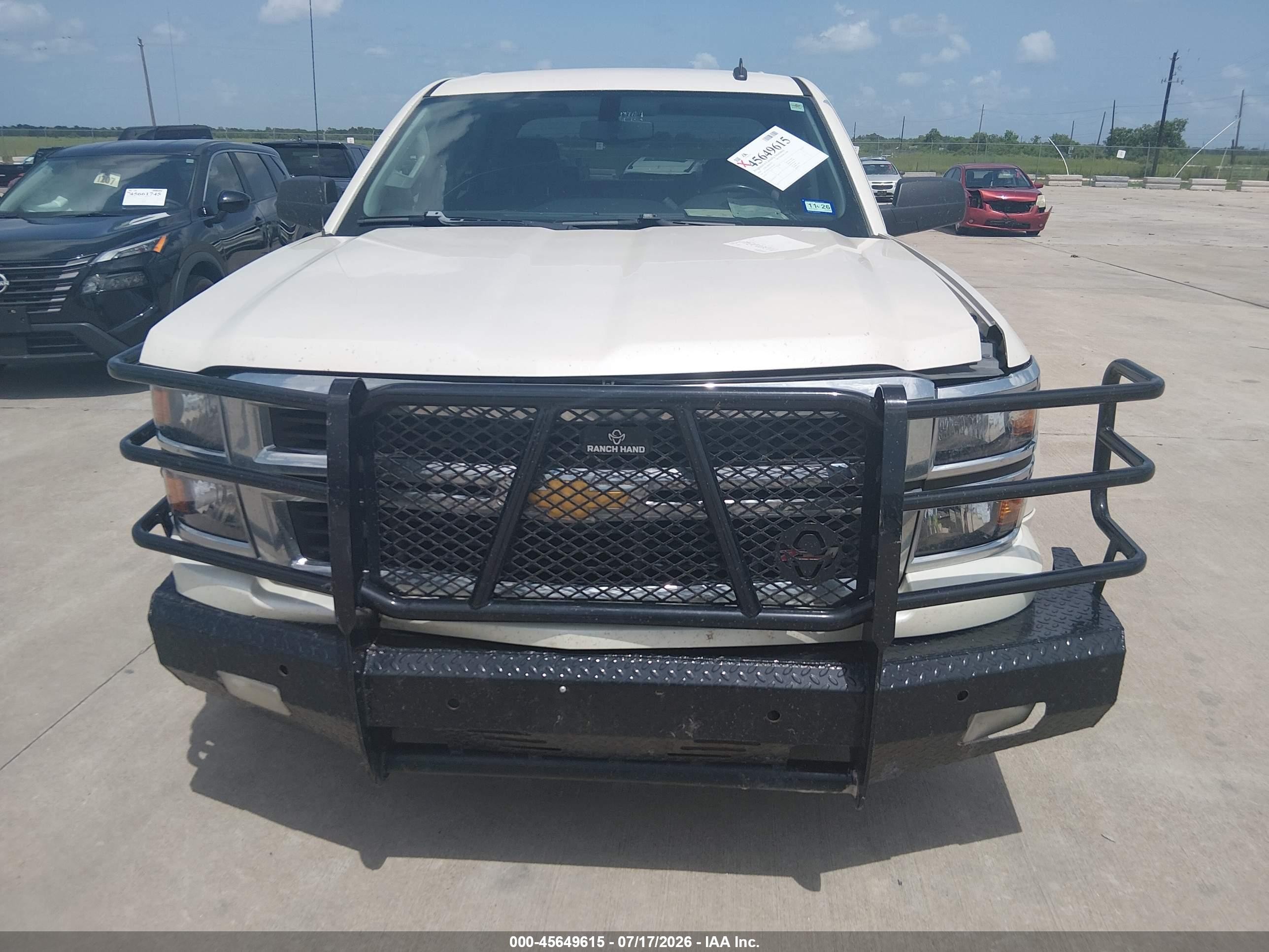 2014 Chevrolet Silverado 1500 2lt White vin: 3GCUKREC3EG383499