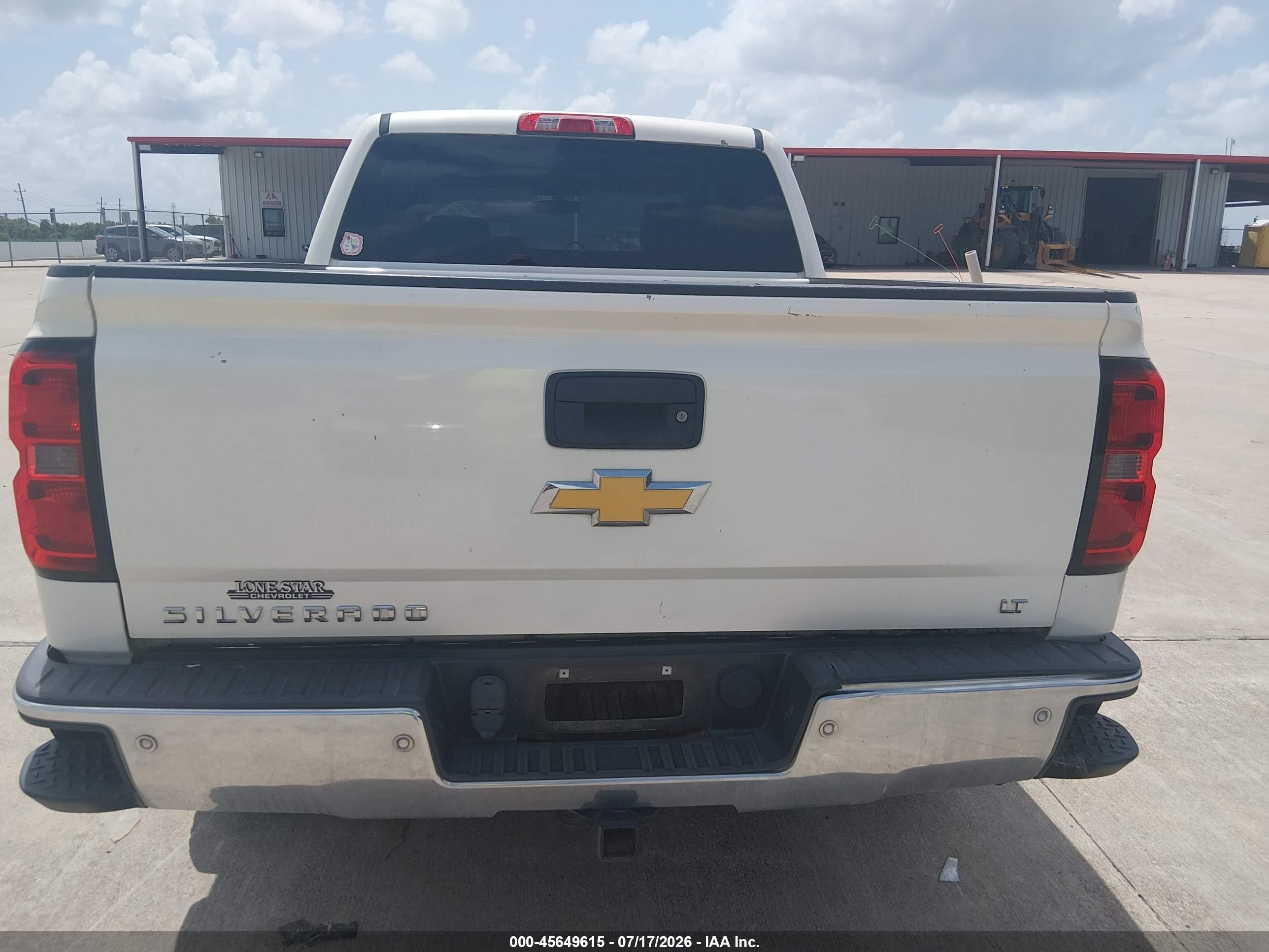 2014 Chevrolet Silverado 1500 2lt White vin: 3GCUKREC3EG383499