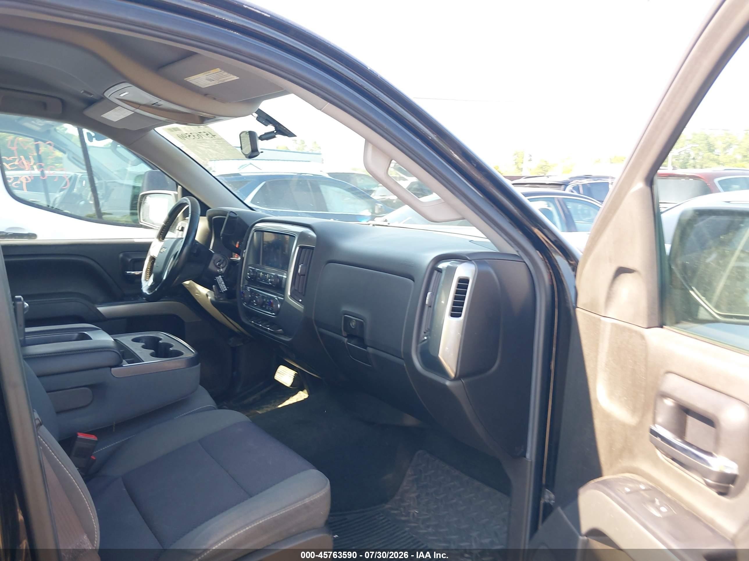 2014 Chevrolet Silverado 1500 Lt Black vin: 3GCUKREC3EG418803