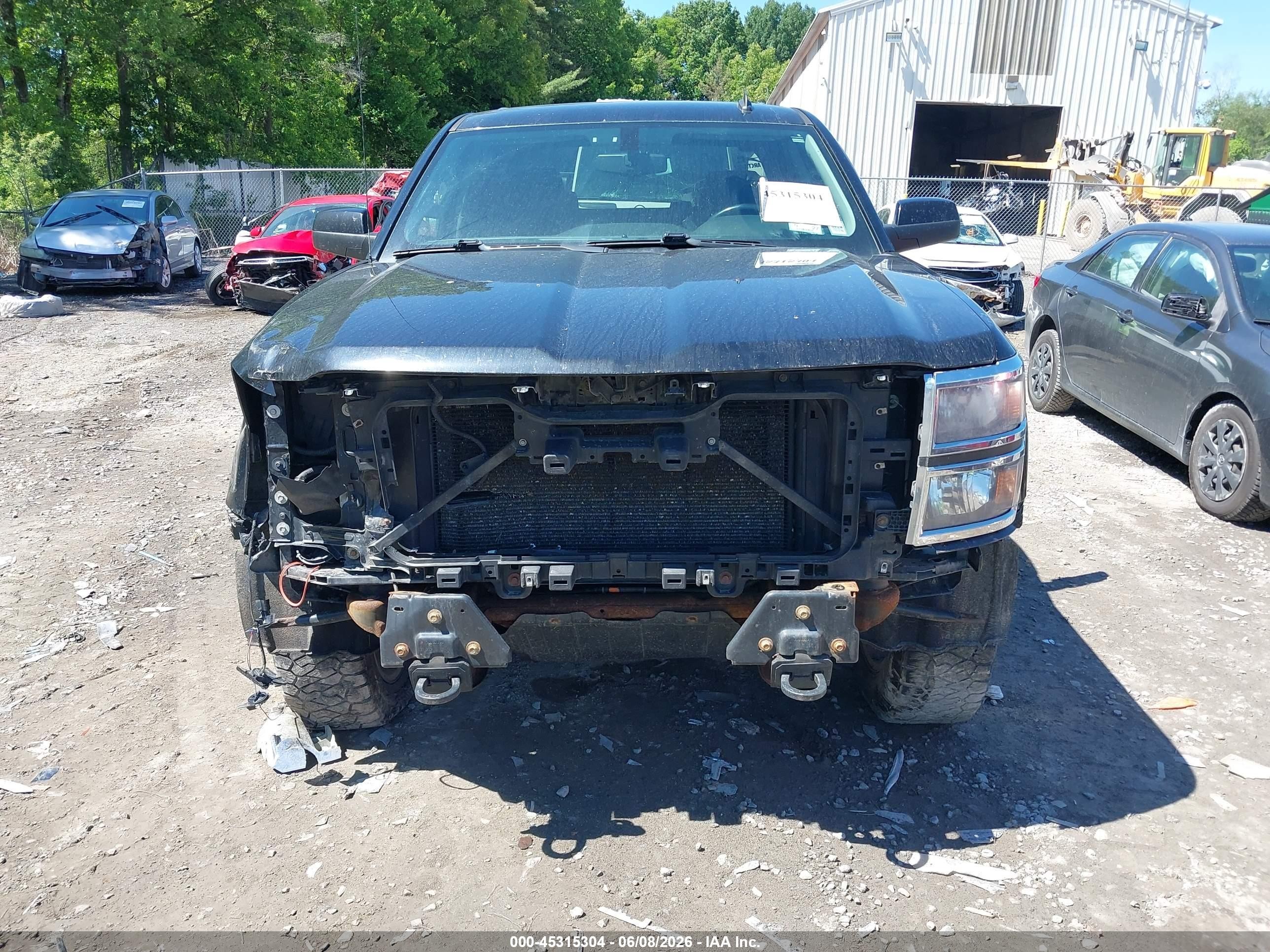 2014 Chevrolet Silverado 1500 1lt Black vin: 3GCUKREC3EG421202