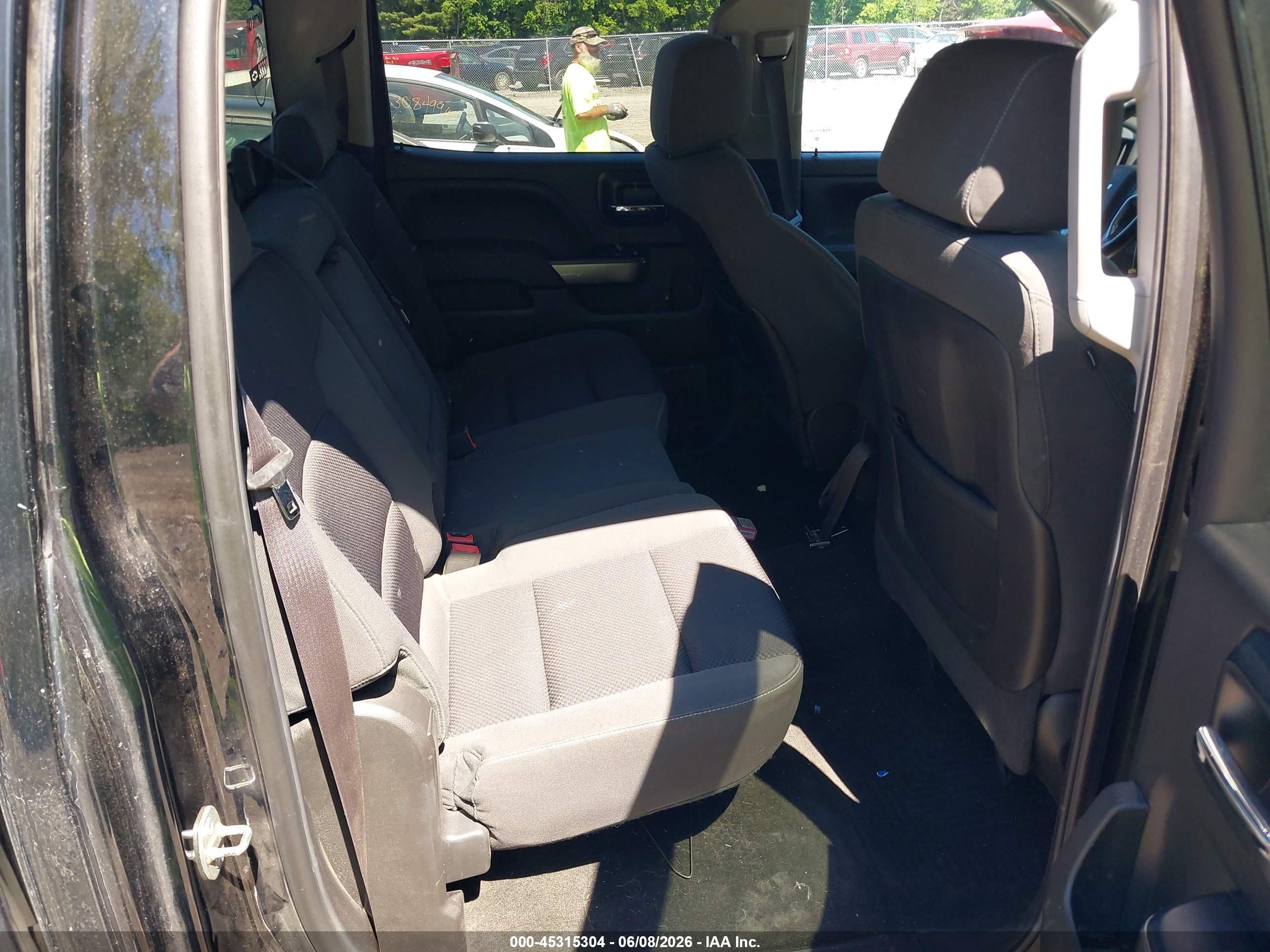 2014 Chevrolet Silverado 1500 1lt Black vin: 3GCUKREC3EG421202