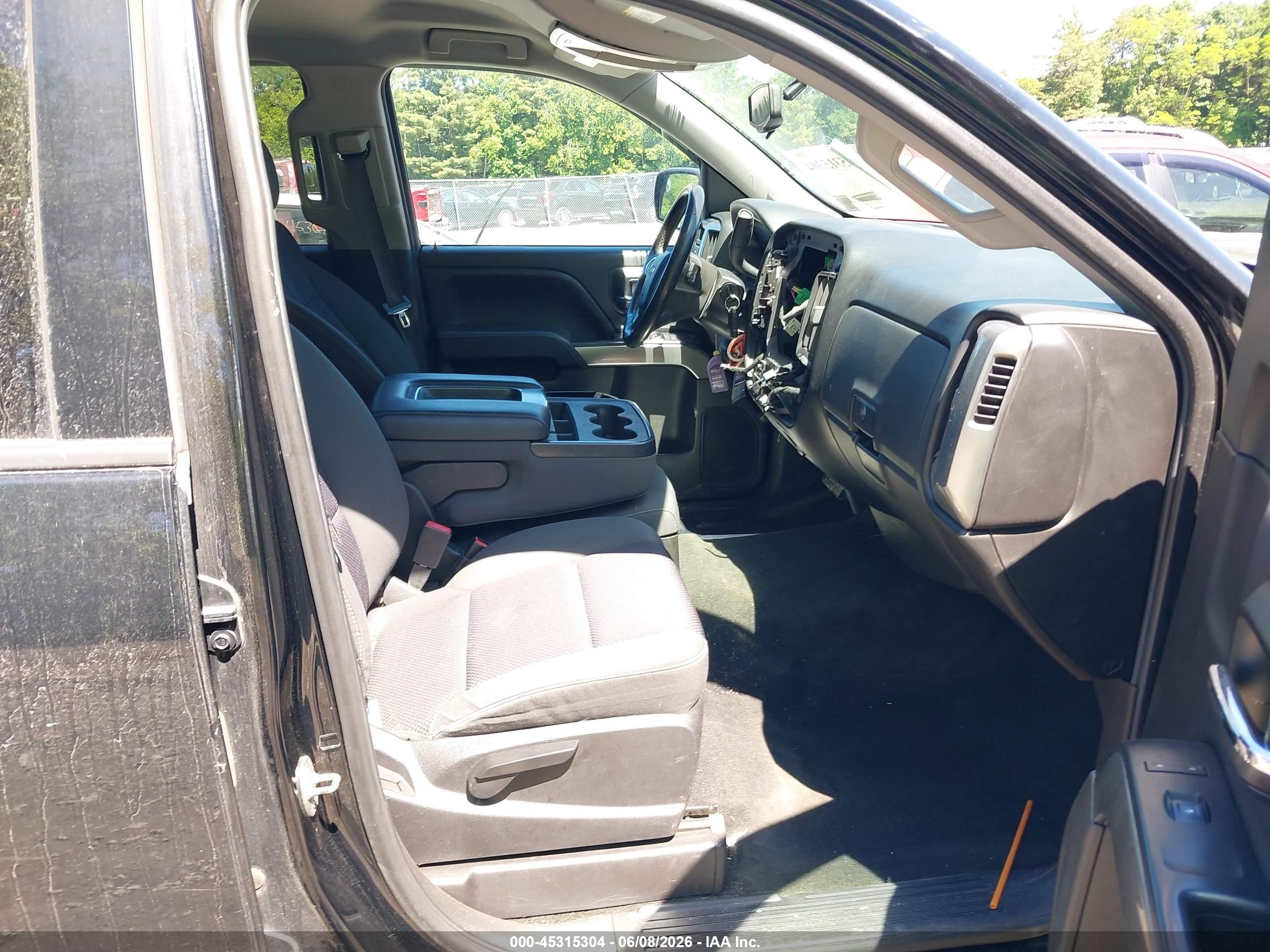 2014 Chevrolet Silverado 1500 1lt Black vin: 3GCUKREC3EG421202
