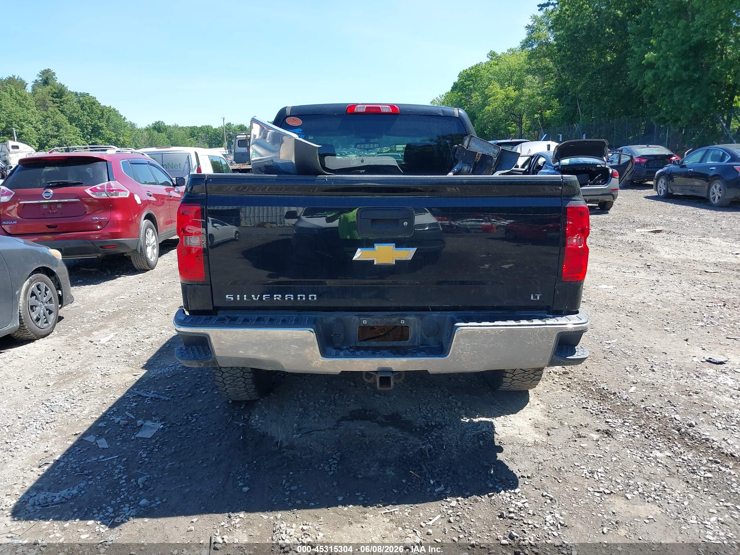 2014 Chevrolet Silverado 1500 1lt Black vin: 3GCUKREC3EG421202