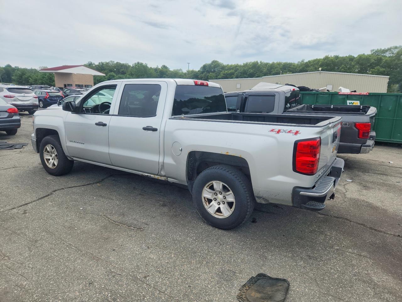 2014 Chevrolet Silverado K1500 Lt Серебряный vin: 3GCUKREC3EG439652