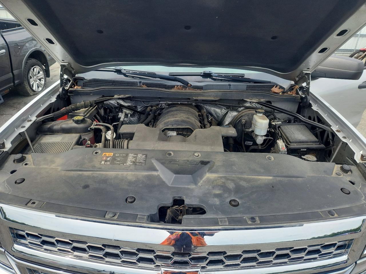 2014 Chevrolet Silverado K1500 Lt Серебряный vin: 3GCUKREC3EG439652