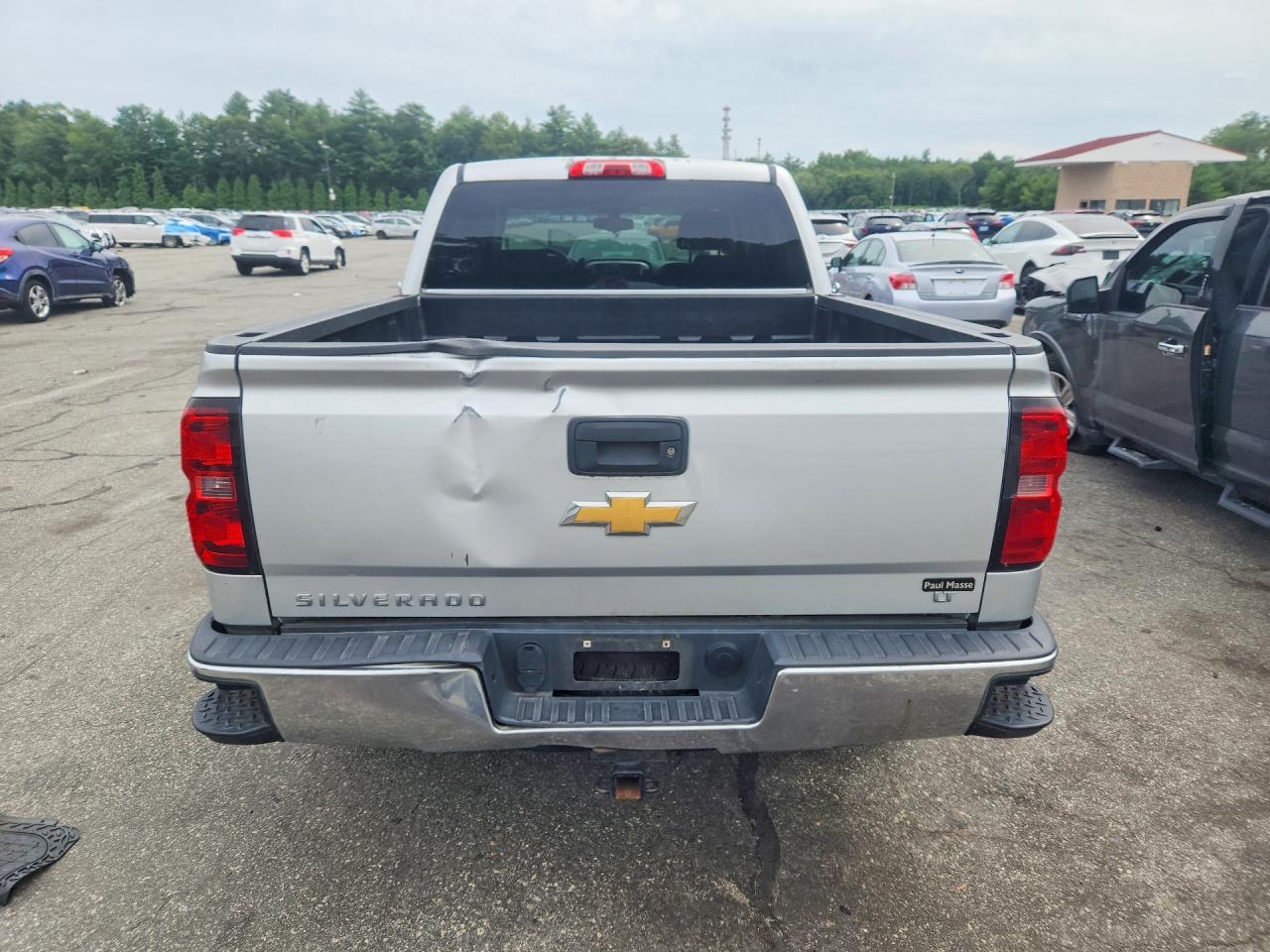 2014 Chevrolet Silverado K1500 Lt Серебряный vin: 3GCUKREC3EG439652