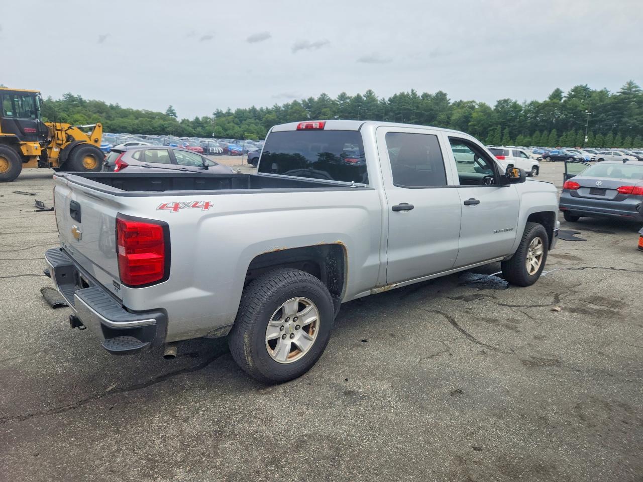2014 Chevrolet Silverado K1500 Lt Серебряный vin: 3GCUKREC3EG439652