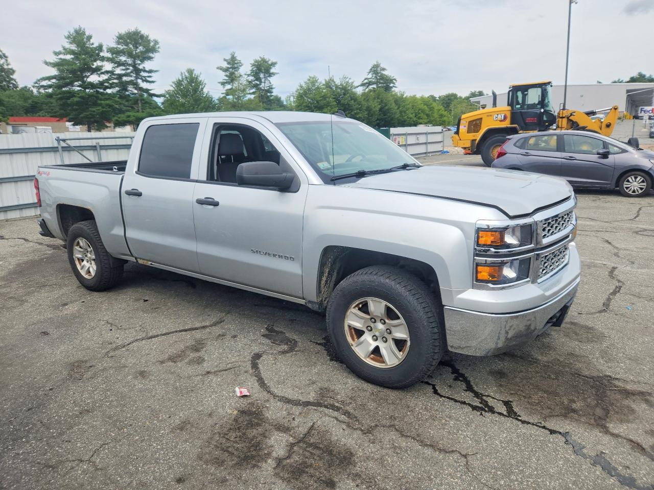 2014 Chevrolet Silverado K1500 Lt Серебряный vin: 3GCUKREC3EG439652