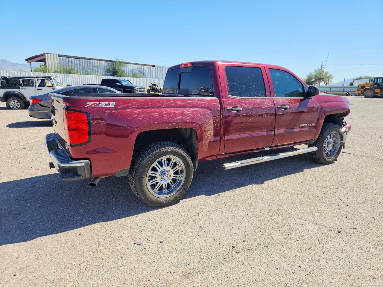 2014 Chevrolet Silverado K1500 Lt Red vin: 3GCUKREC3EG465006