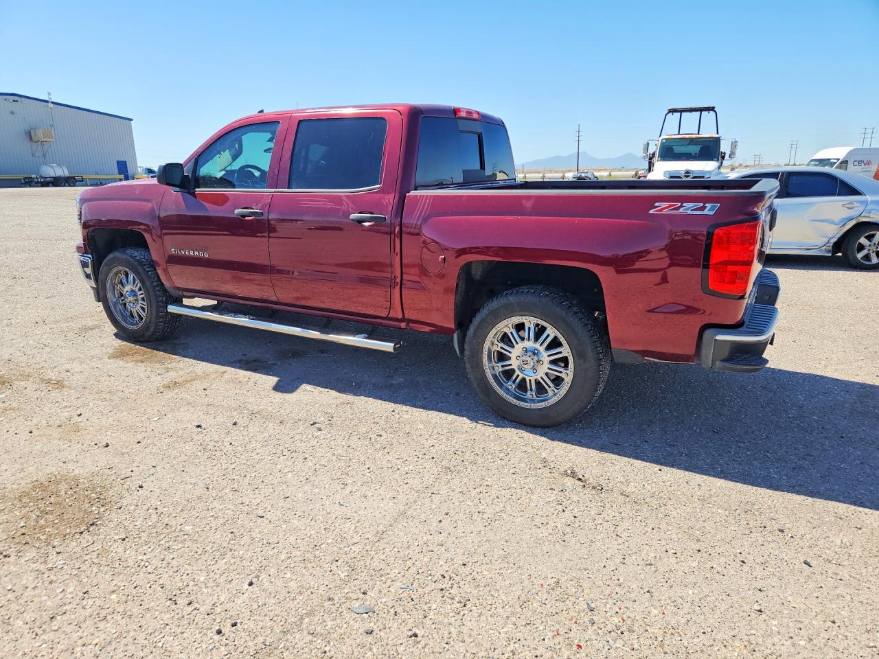 2014 Chevrolet Silverado K1500 Lt Red vin: 3GCUKREC3EG465006