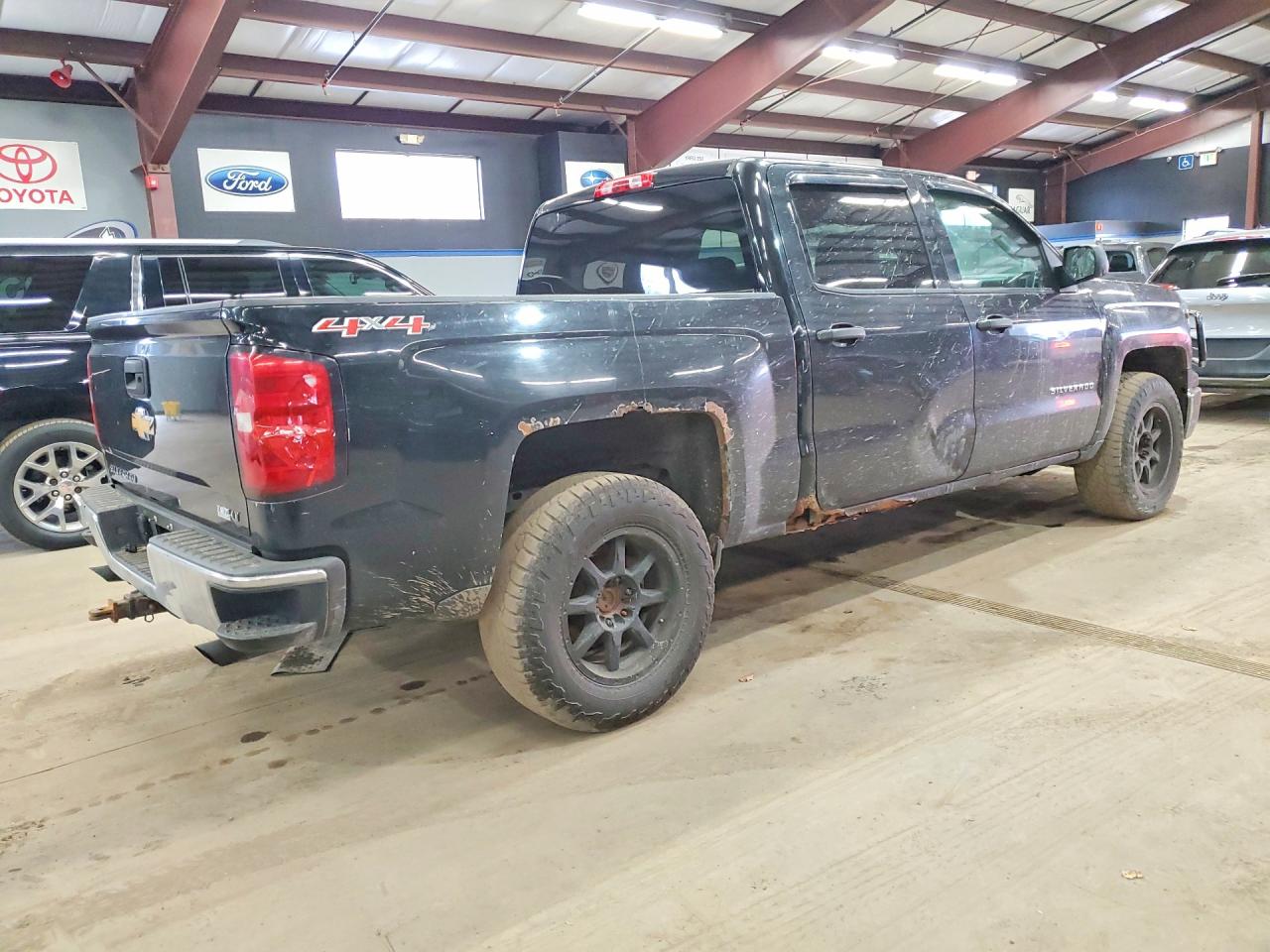 2014 Chevrolet Silverado K1500 Lt Black vin: 3GCUKREC3EG469105