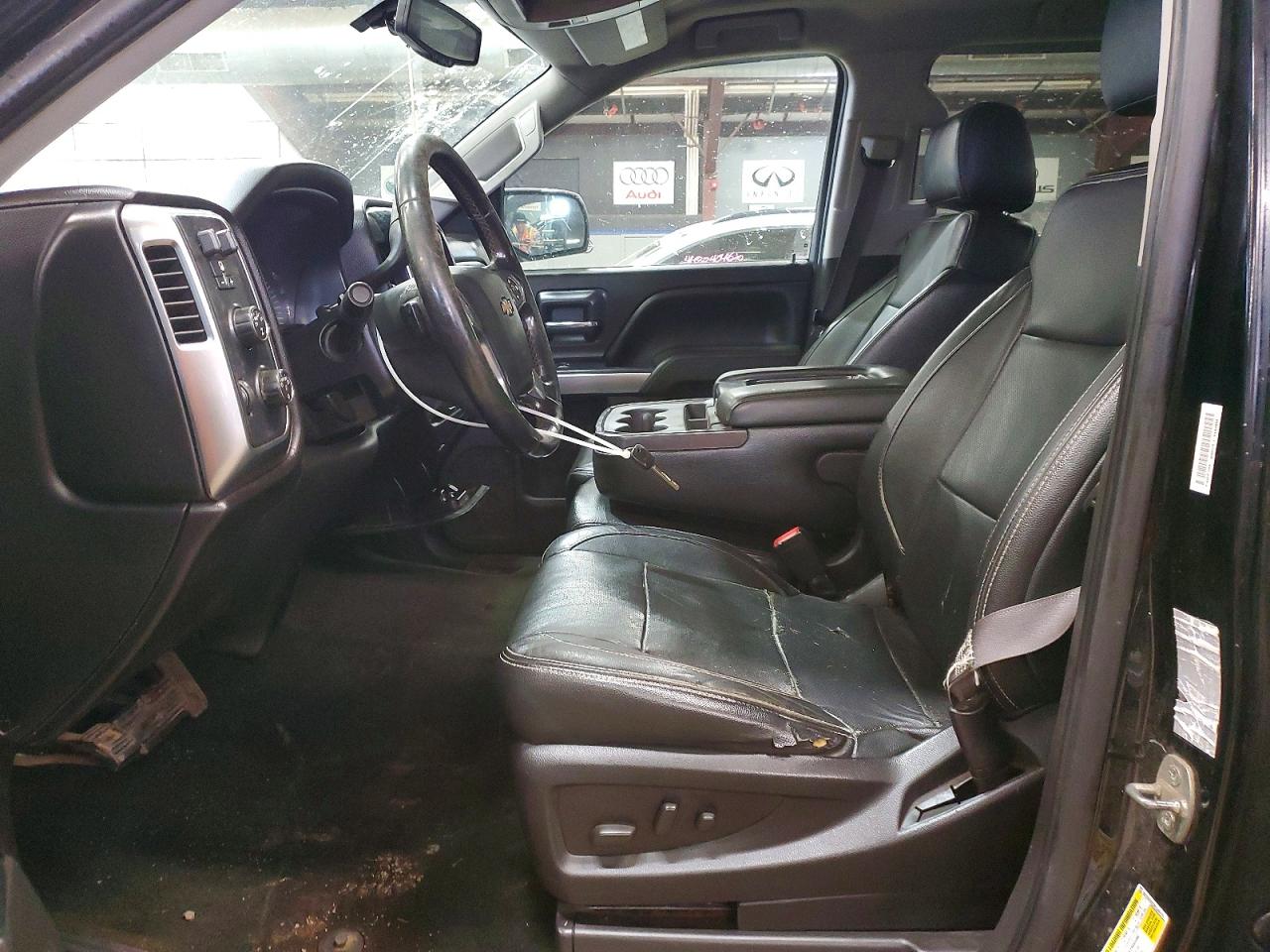 2014 Chevrolet Silverado K1500 Lt Black vin: 3GCUKREC3EG469105