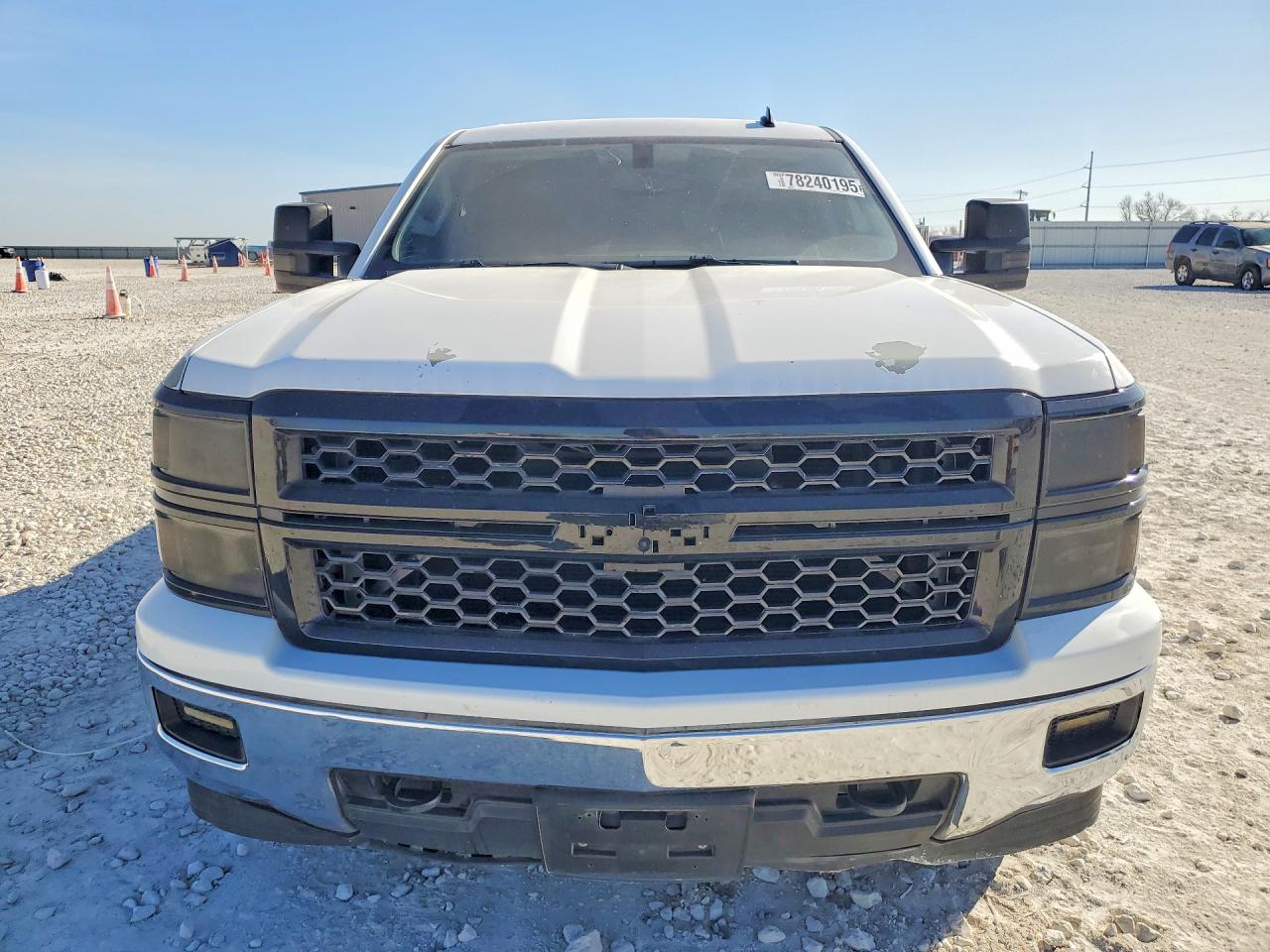 2014 Chevrolet Silverado K1500 Lt White vin: 3GCUKREC3EG486244