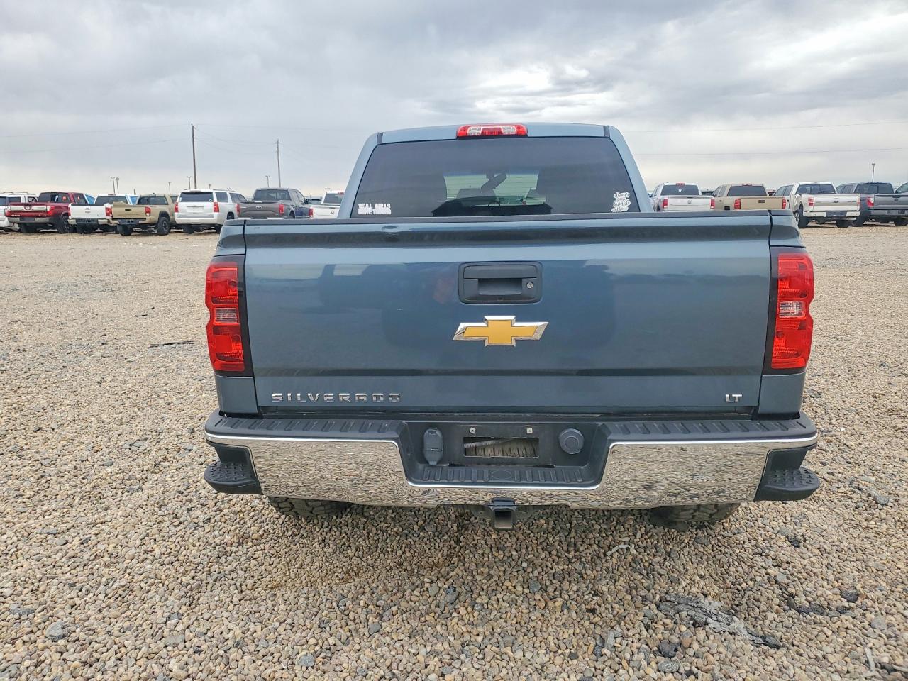 2014 Chevrolet Silverado K1500 Lt Blue vin: 3GCUKREC3EG487698