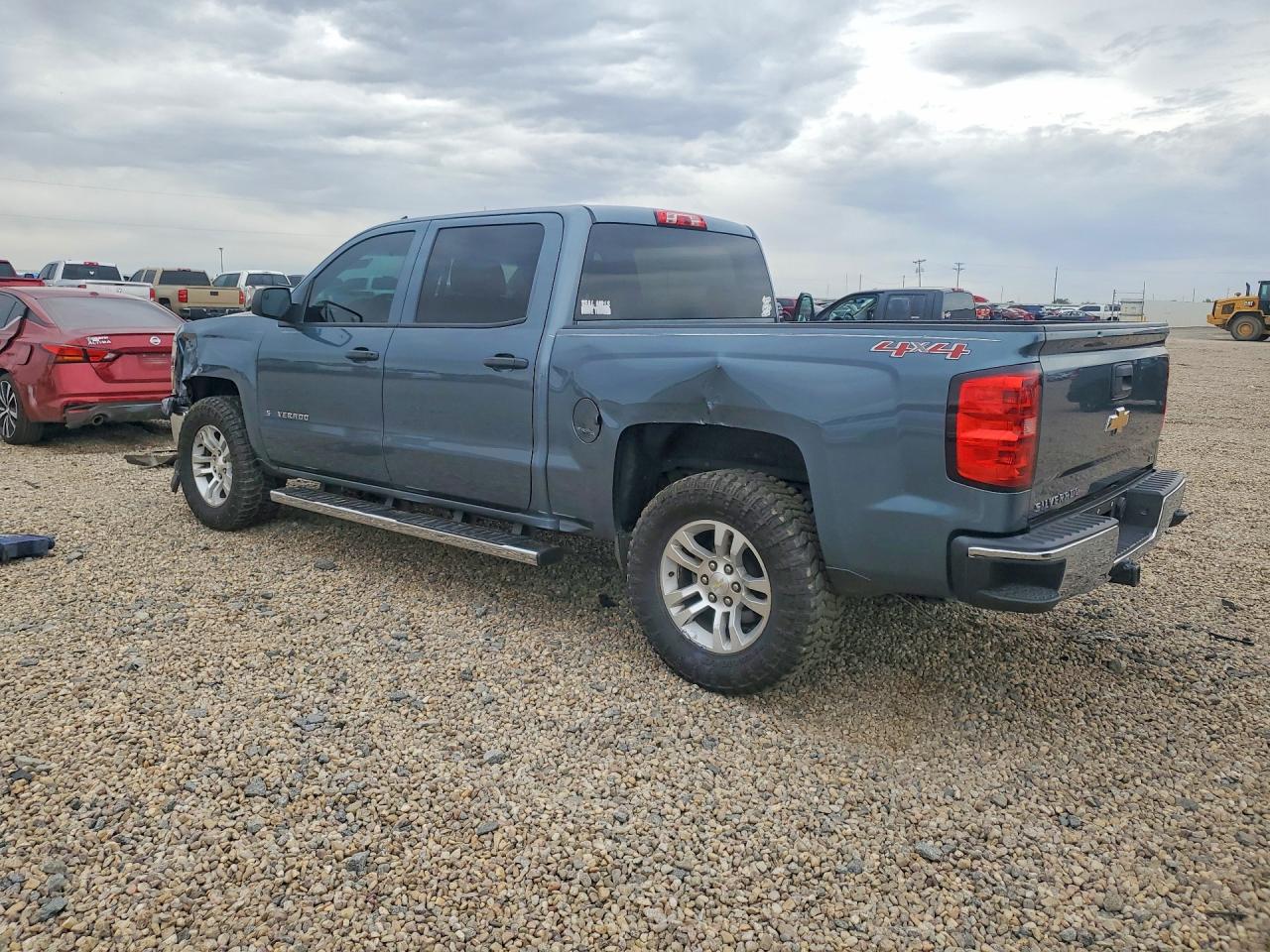 2014 Chevrolet Silverado K1500 Lt Blue vin: 3GCUKREC3EG487698