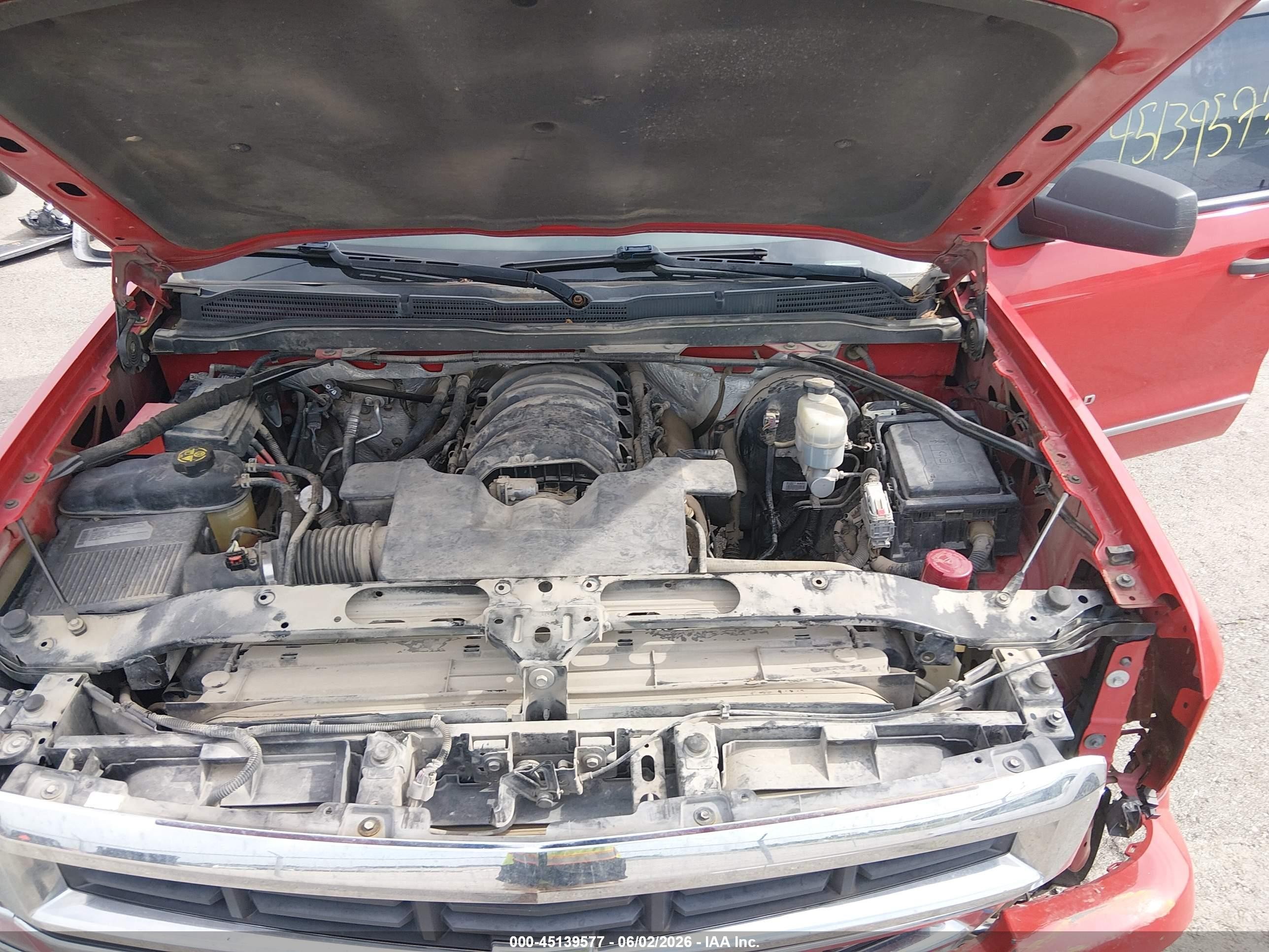 2014 Chevrolet Silverado 1500 2lt Red vin: 3GCUKREC3EG516259