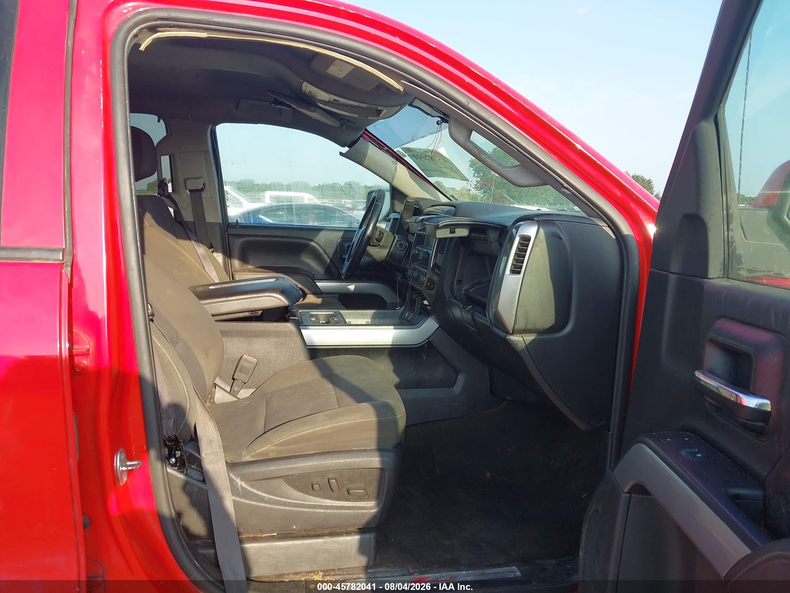 2015 Chevrolet Silverado 1500 Lt Red vin: 3GCUKREC3FG103307