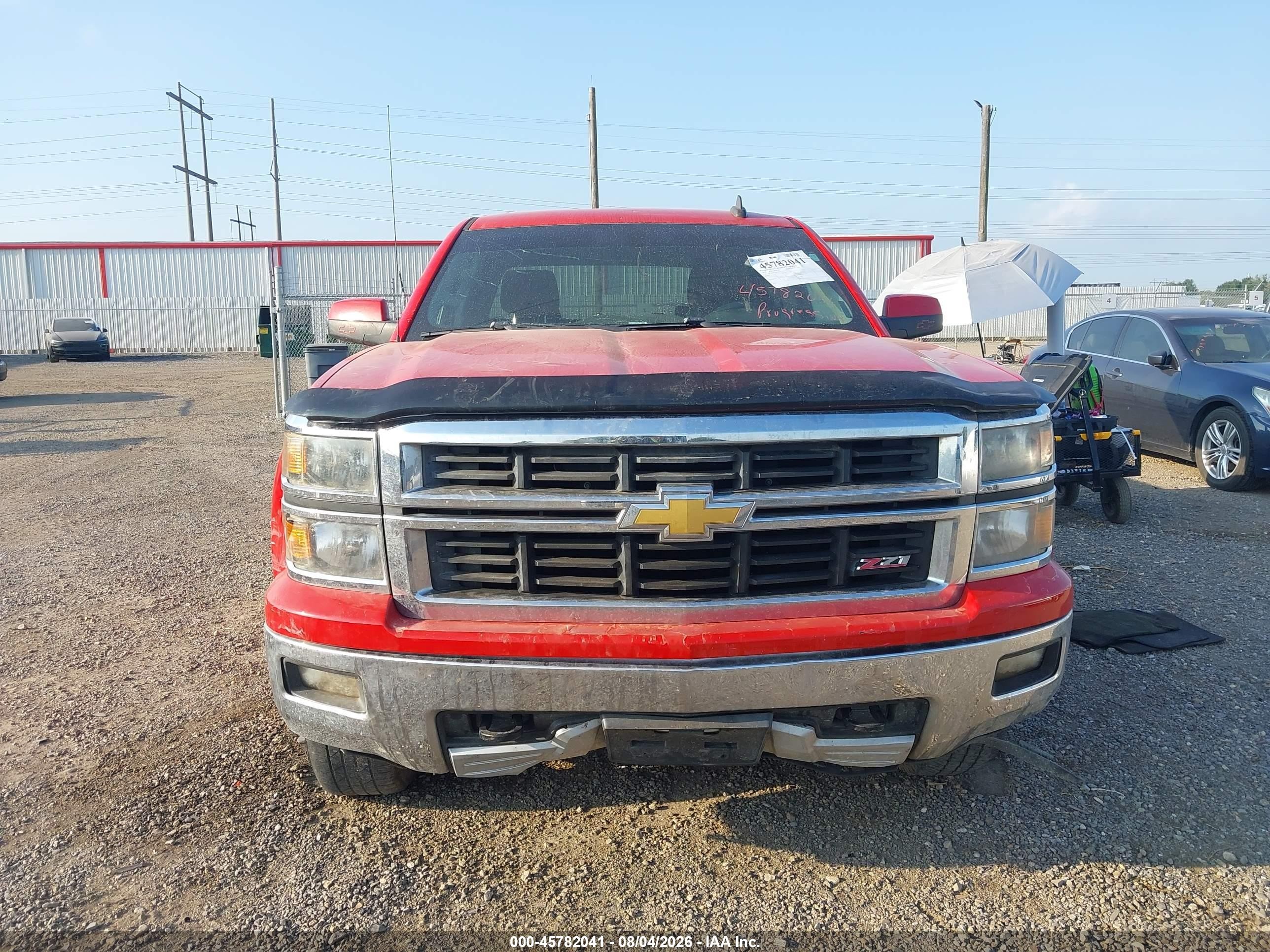2015 Chevrolet Silverado 1500 Lt Red vin: 3GCUKREC3FG103307
