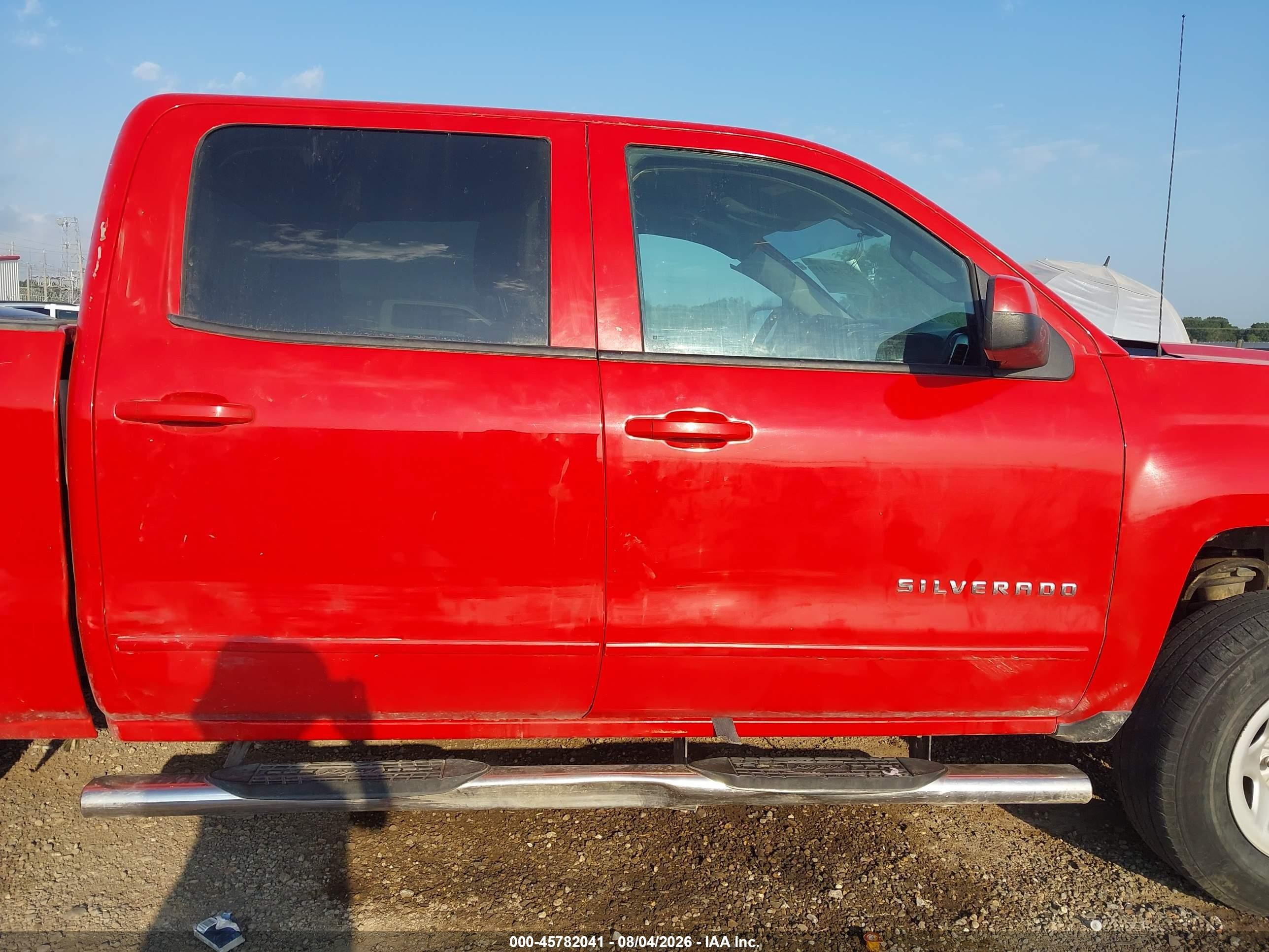 2015 Chevrolet Silverado 1500 Lt Red vin: 3GCUKREC3FG103307