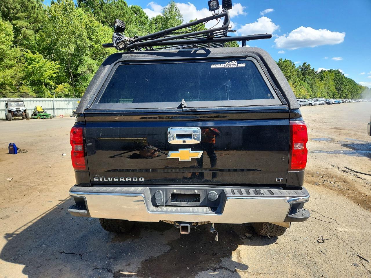 2015 Chevrolet Silverado K1500 Lt Black vin: 3GCUKREC3FG131916