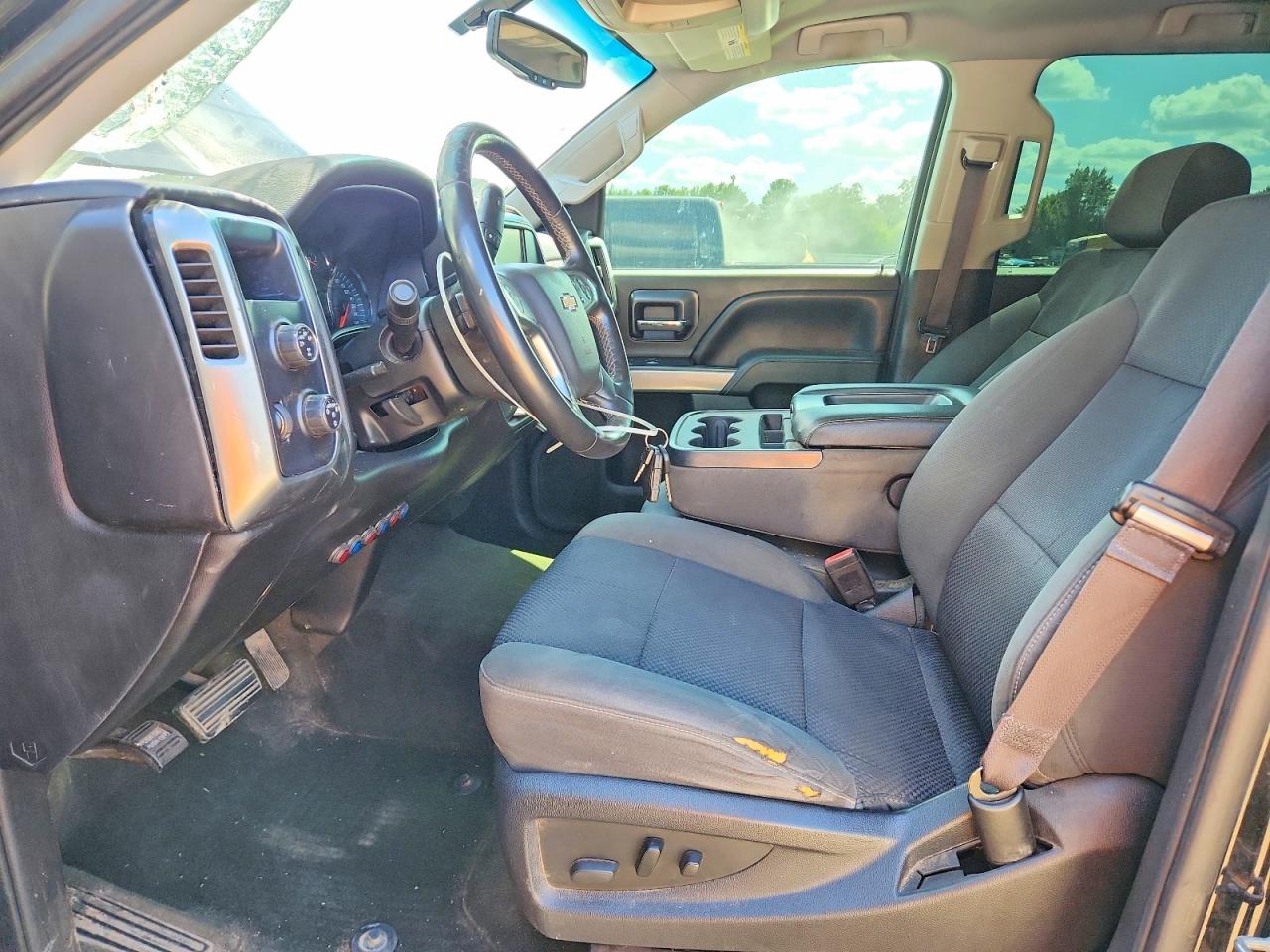 2015 Chevrolet Silverado K1500 Lt Black vin: 3GCUKREC3FG131916