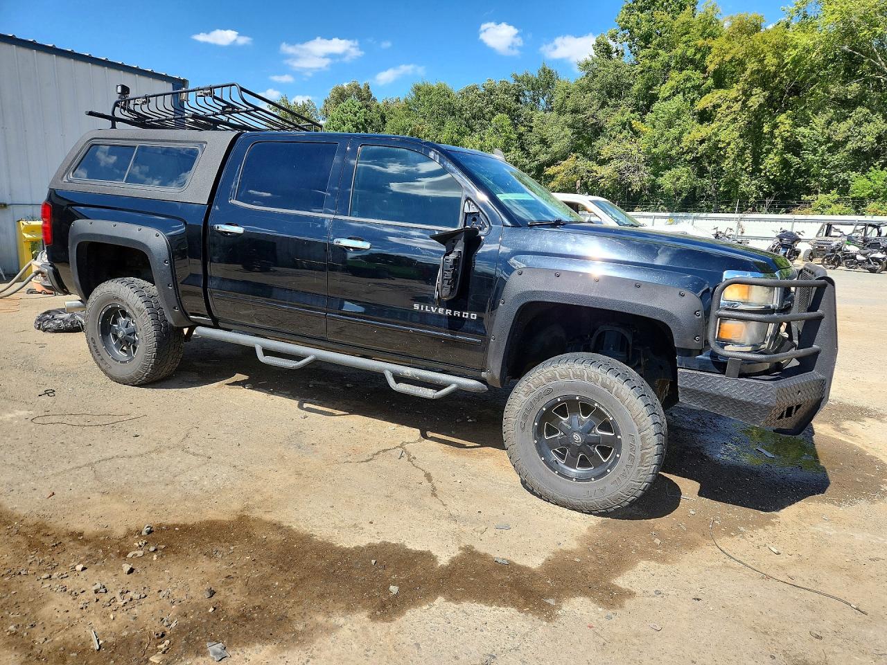 2015 Chevrolet Silverado K1500 Lt Black vin: 3GCUKREC3FG131916