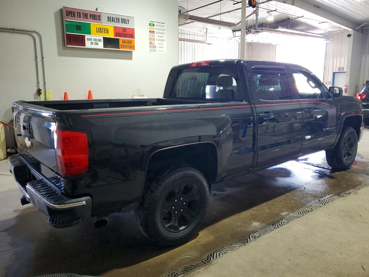 2015 Chevrolet Silverado K1500 Lt Black vin: 3GCUKREC3FG142933