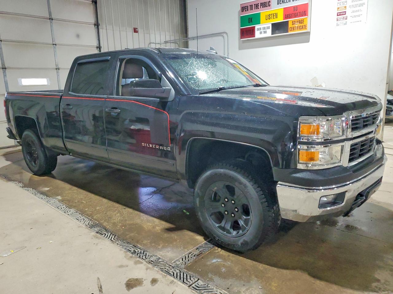 2015 Chevrolet Silverado K1500 Lt Black vin: 3GCUKREC3FG142933