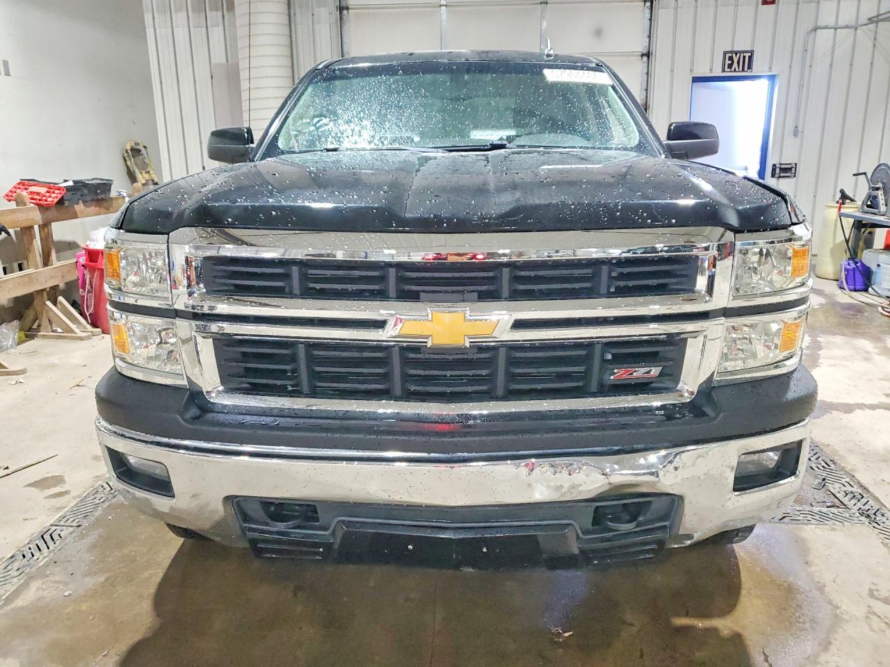 2015 Chevrolet Silverado K1500 Lt Black vin: 3GCUKREC3FG142933