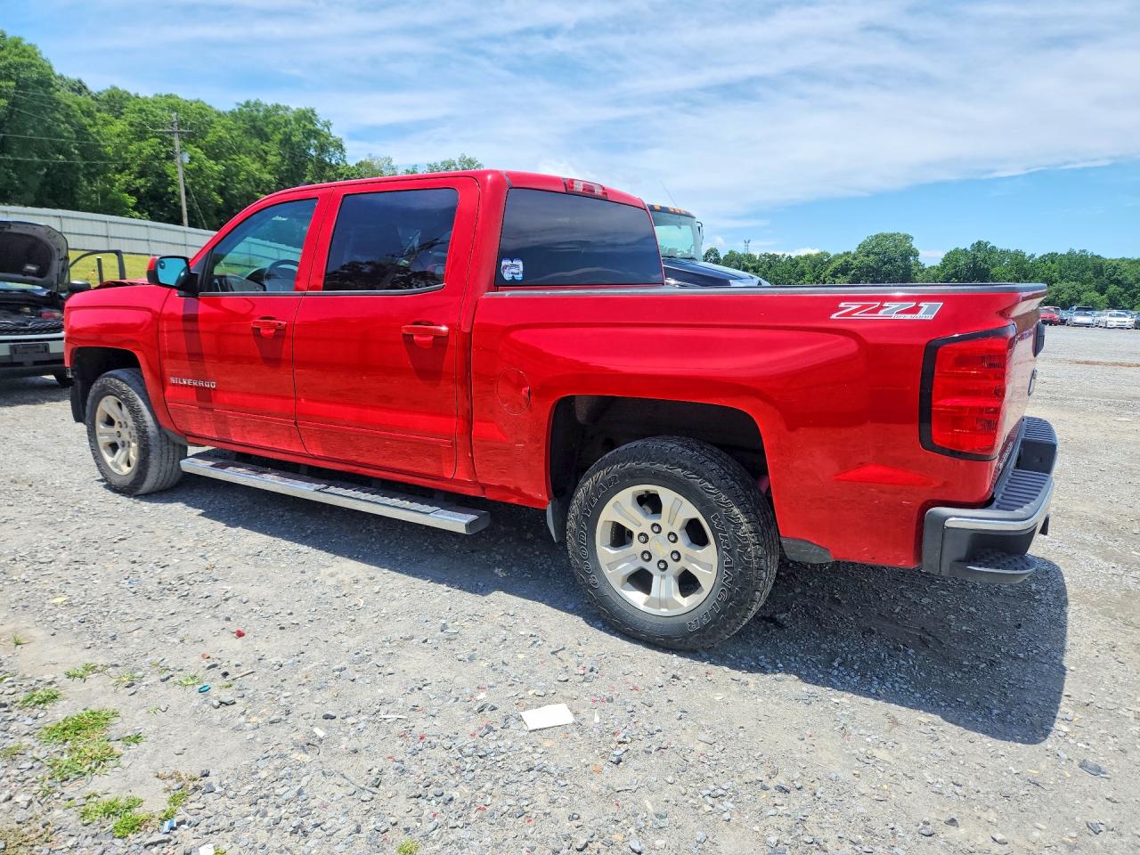 2015 Chevrolet Silverado K1500 Lt Red vin: 3GCUKREC3FG160185