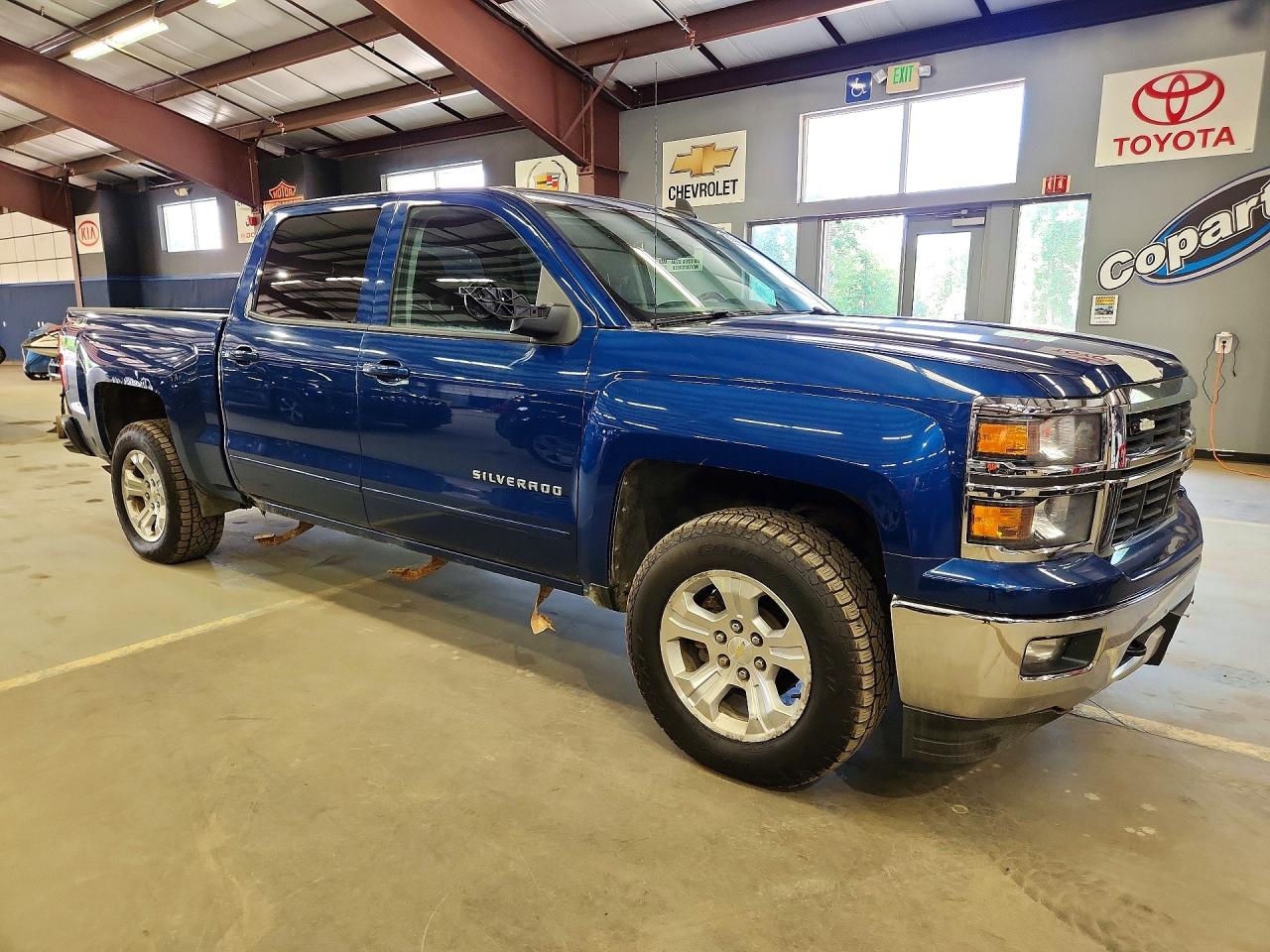 2015 Chevrolet Silverado K1500 Lt Blue vin: 3GCUKREC3FG163331
