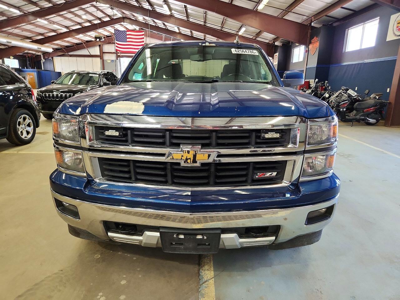2015 Chevrolet Silverado K1500 Lt Blue vin: 3GCUKREC3FG163331
