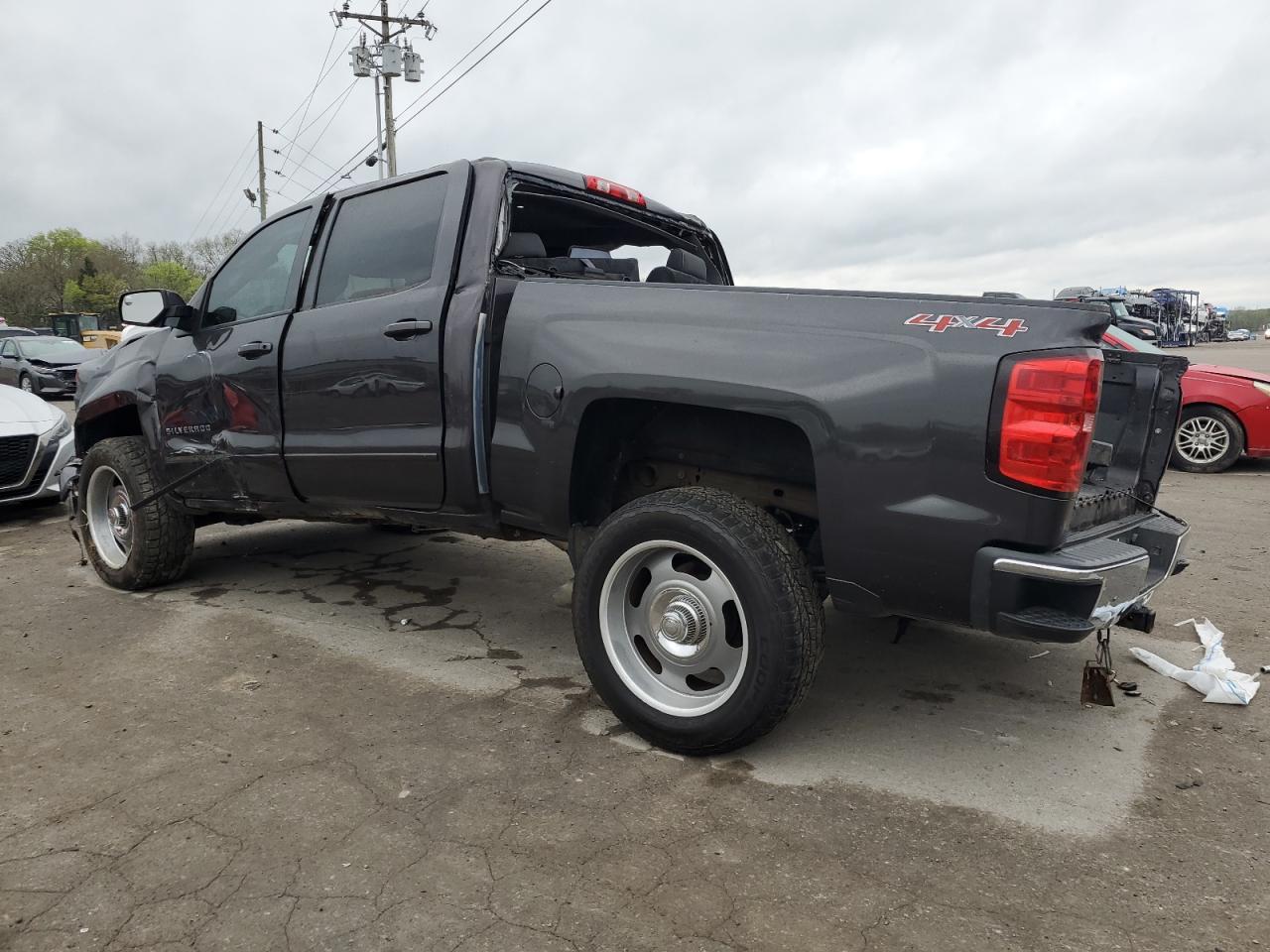 2015 Chevrolet Silverado K1500 Lt Черный vin: 3GCUKREC3FG228873