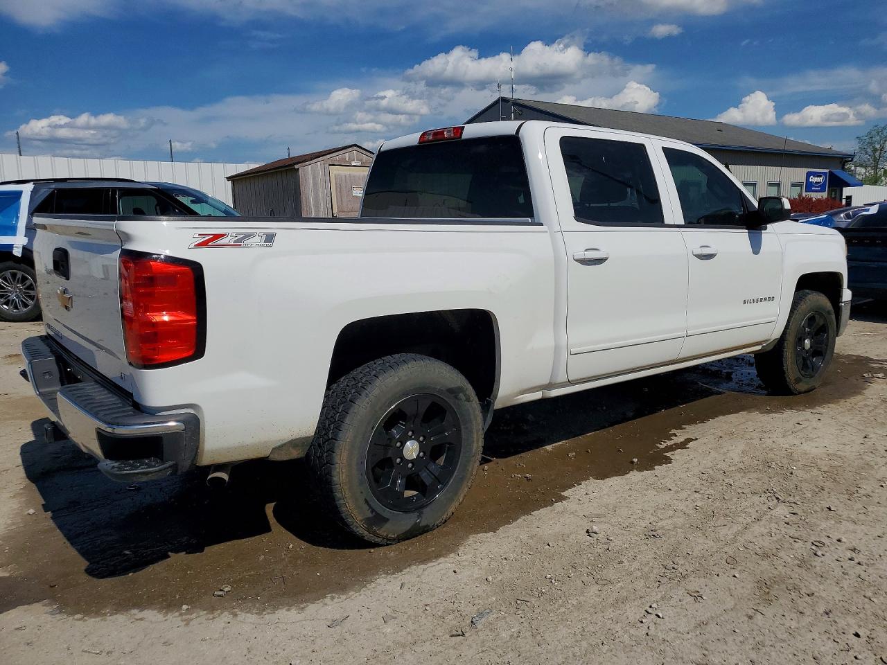 2015 Chevrolet Silverado K1500 Lt White vin: 3GCUKREC3FG236102