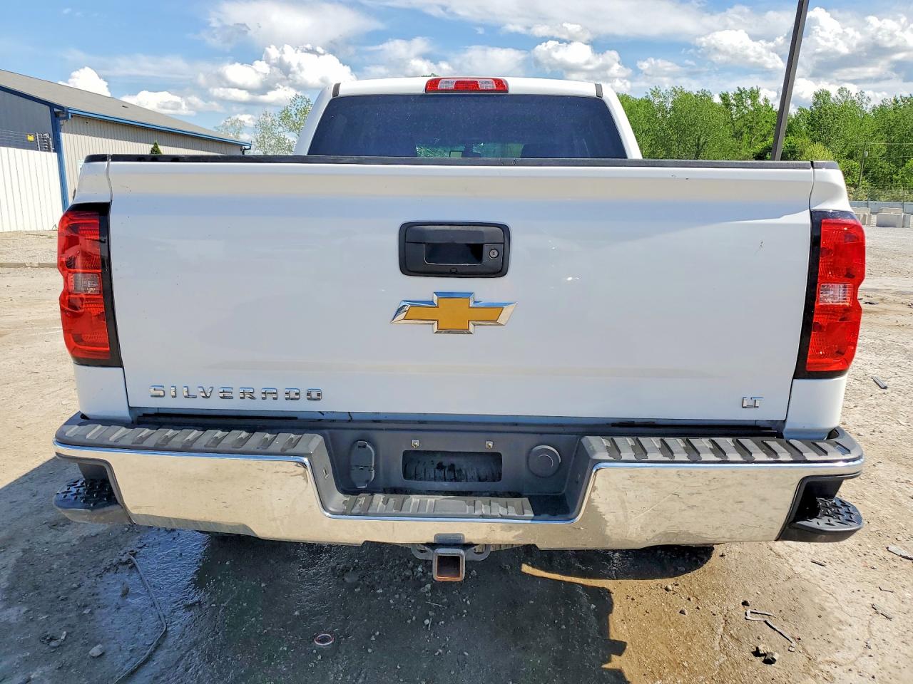 2015 Chevrolet Silverado K1500 Lt White vin: 3GCUKREC3FG236102