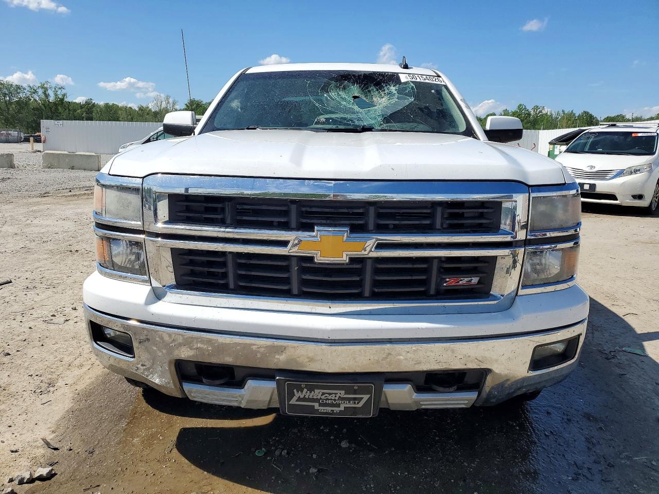 2015 Chevrolet Silverado K1500 Lt White vin: 3GCUKREC3FG236102