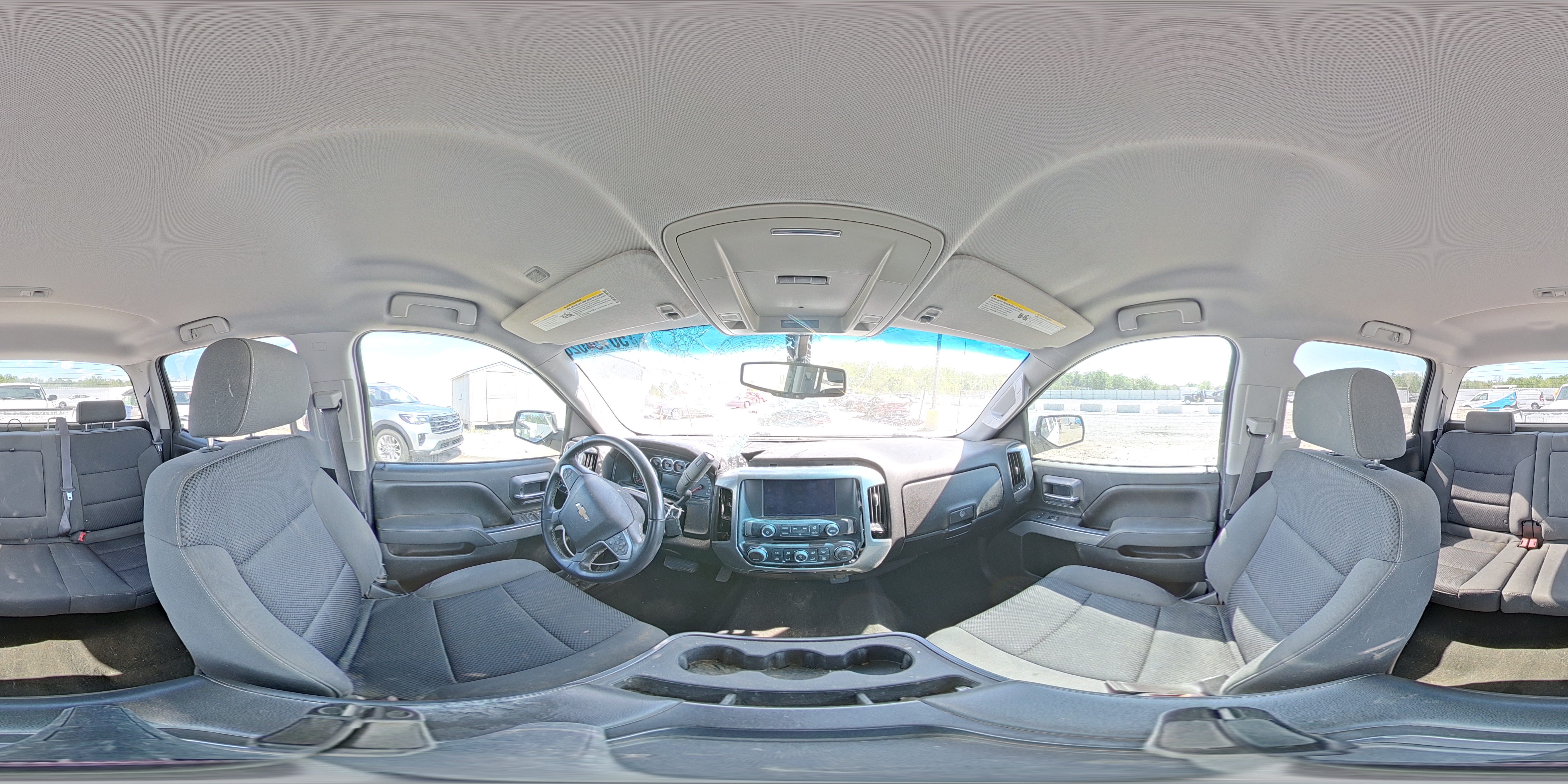 2015 Chevrolet Silverado K1500 Lt White vin: 3GCUKREC3FG236102