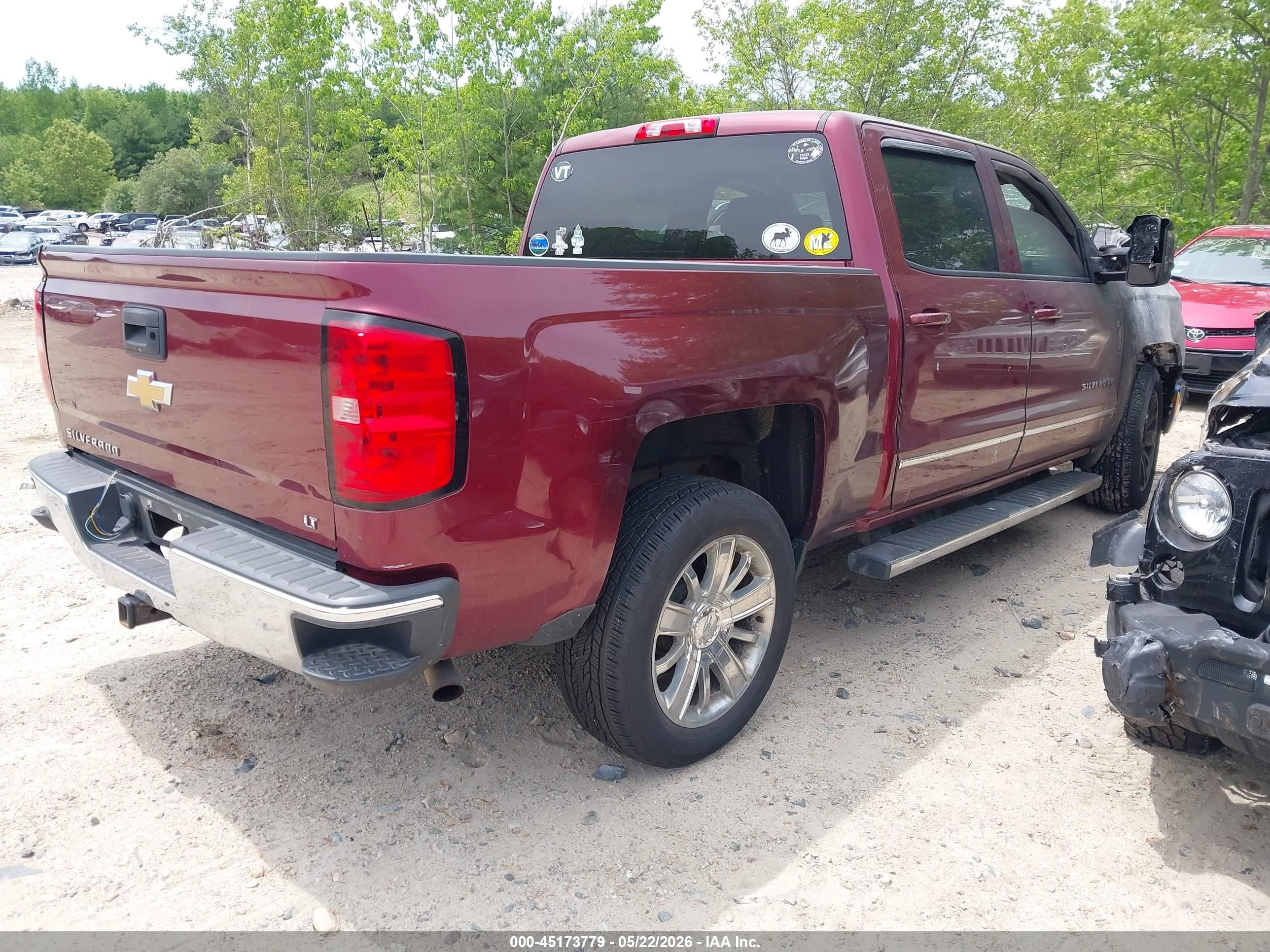 2015 Chevrolet Silverado 1500 1lt Champagne vin: 3GCUKREC3FG249528
