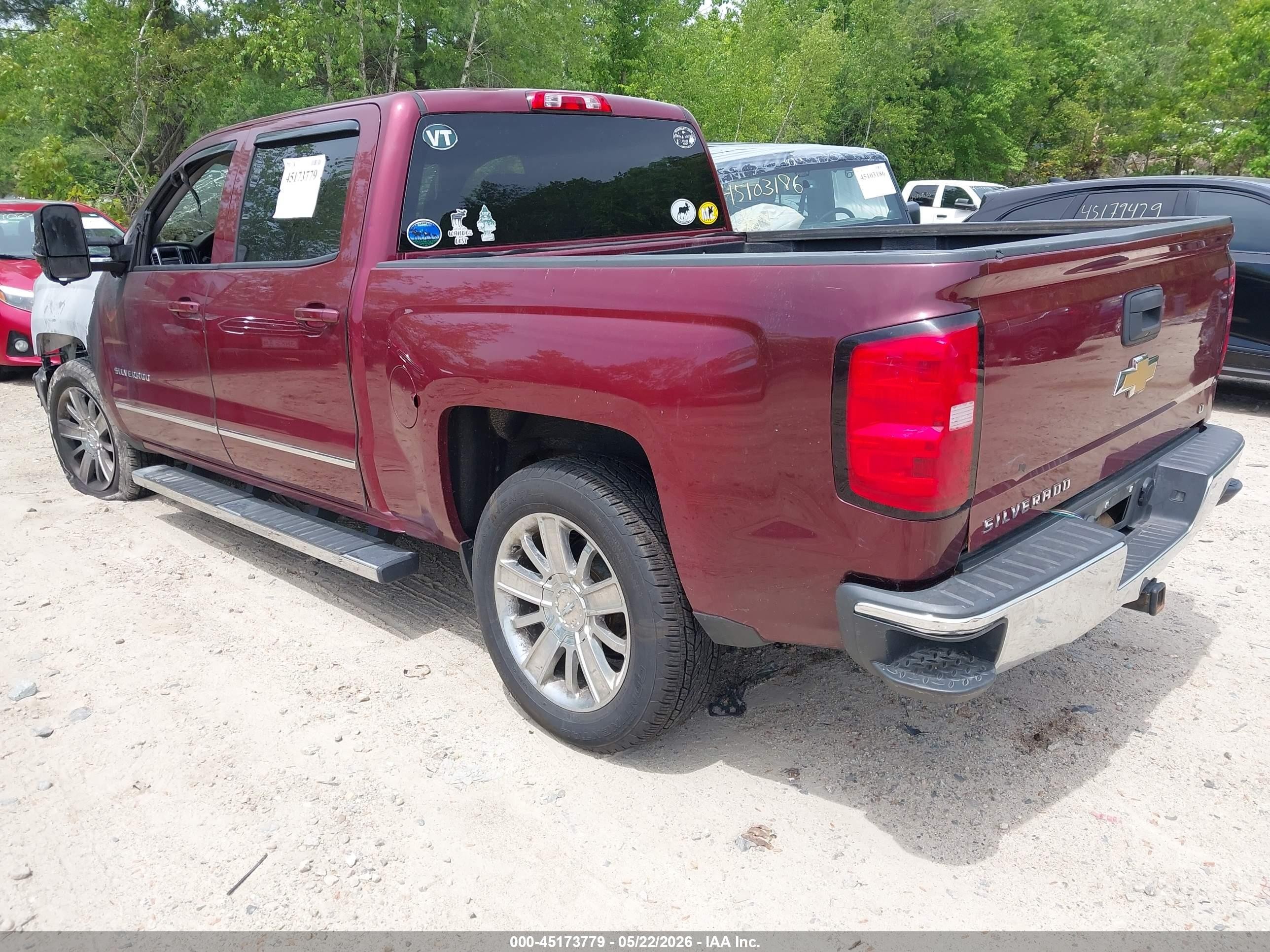 2015 Chevrolet Silverado 1500 1lt Champagne vin: 3GCUKREC3FG249528